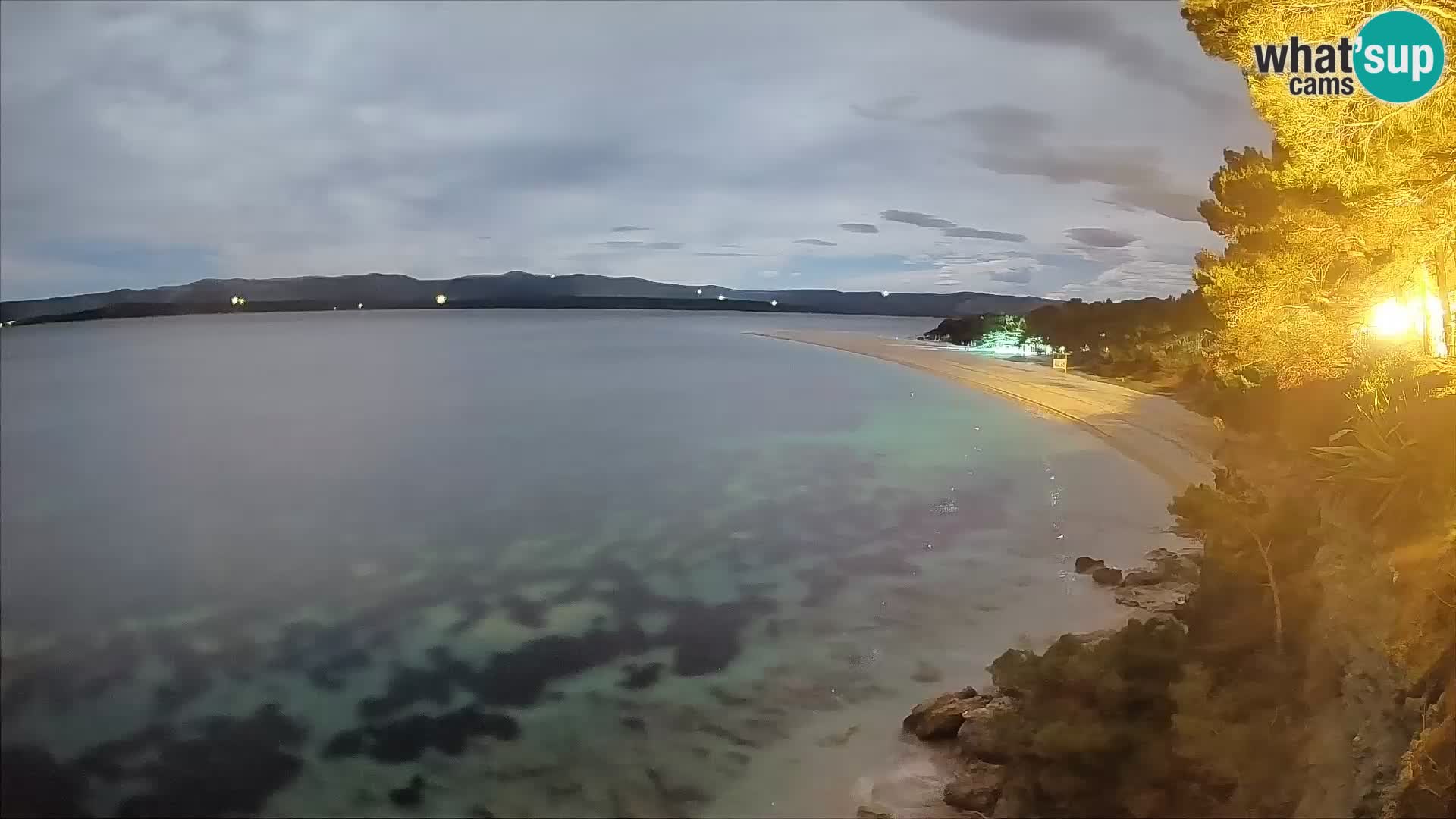 Webcam Zlatni Rat Bol – Liveblick vom berühmten Strand auf Brač