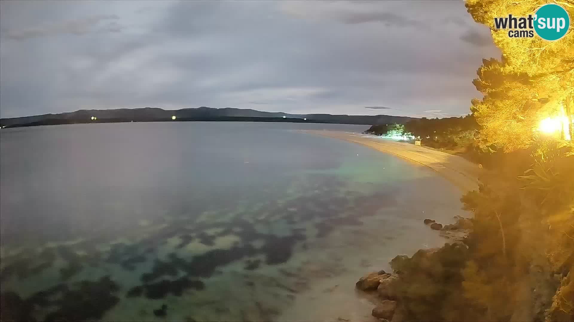 Webcam Bol Zlatni Rat – Vista en vivo desde la isla de Brač