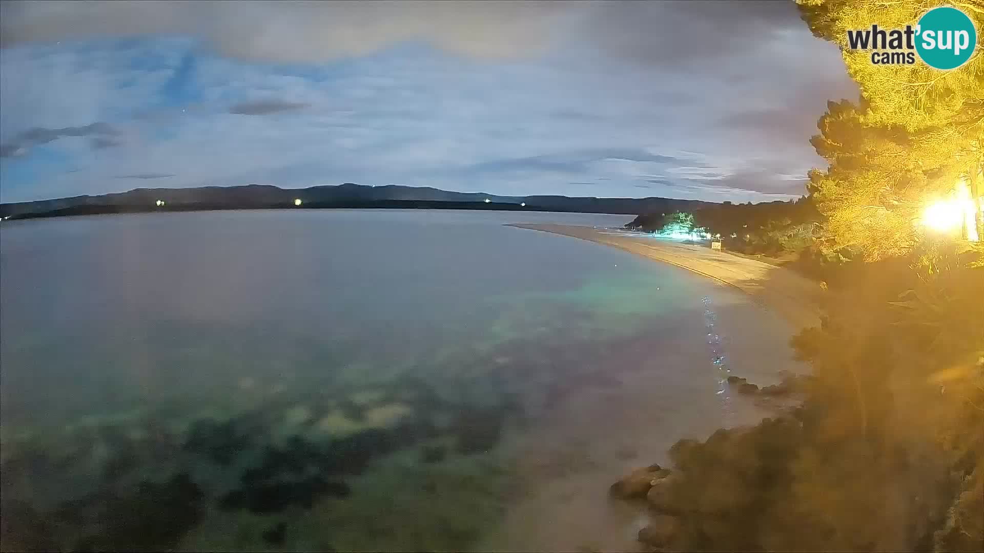 Webcam Bol Zlatni Rat – Vista en vivo desde la isla de Brač