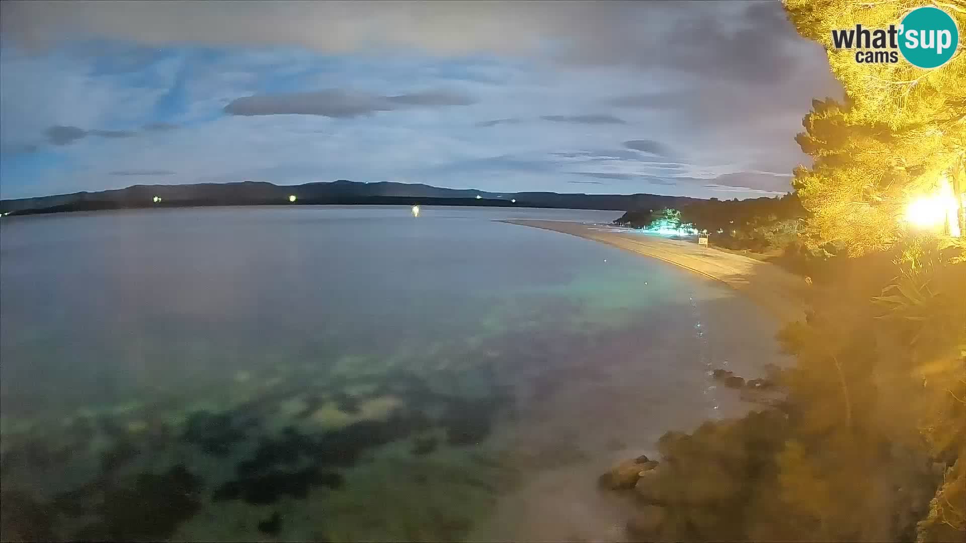 Webcam Bol Zlatni Rat – Vista en vivo desde la isla de Brač