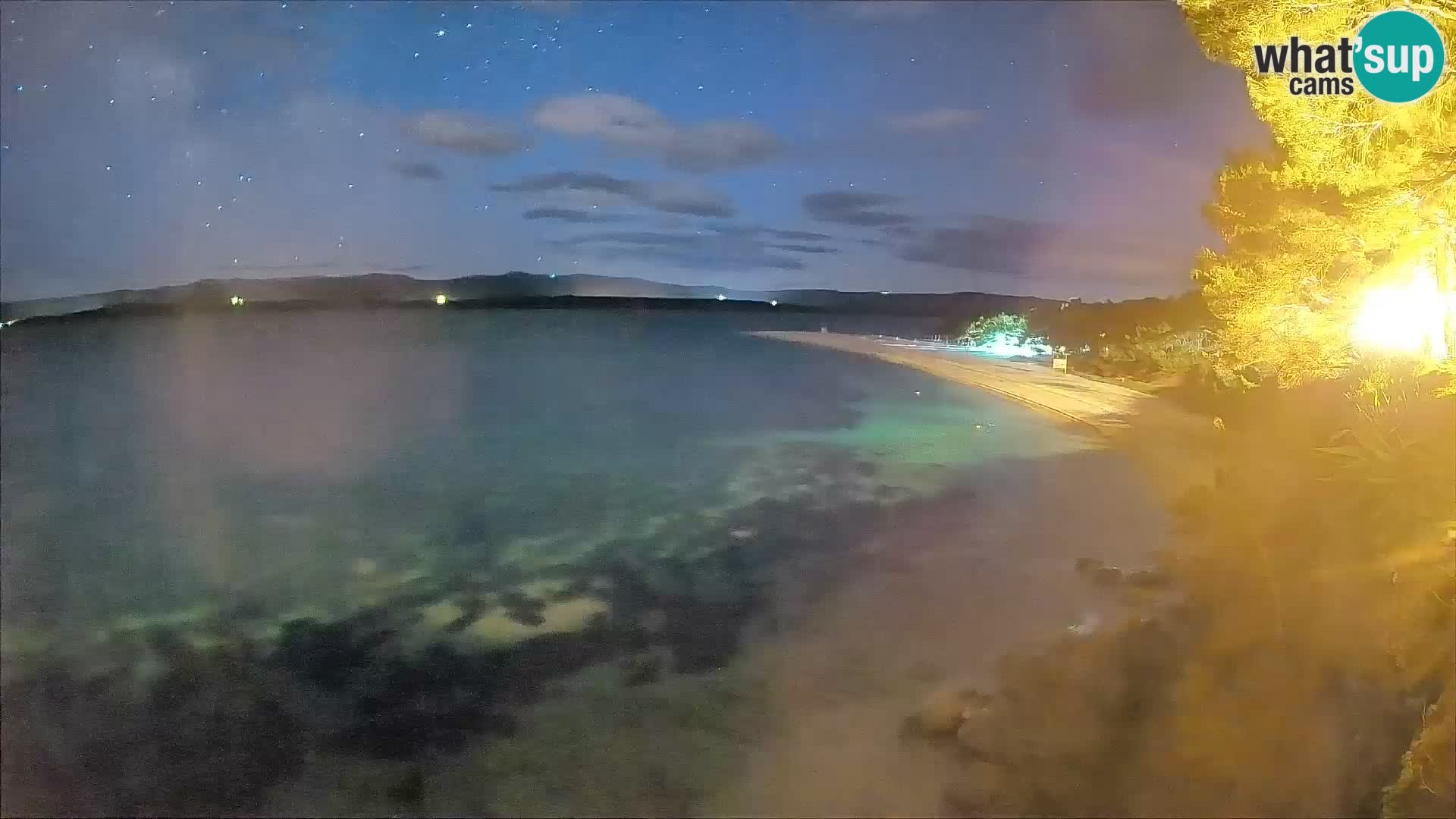 Webcam Bol Zlatni Rat – Vista en vivo desde la isla de Brač