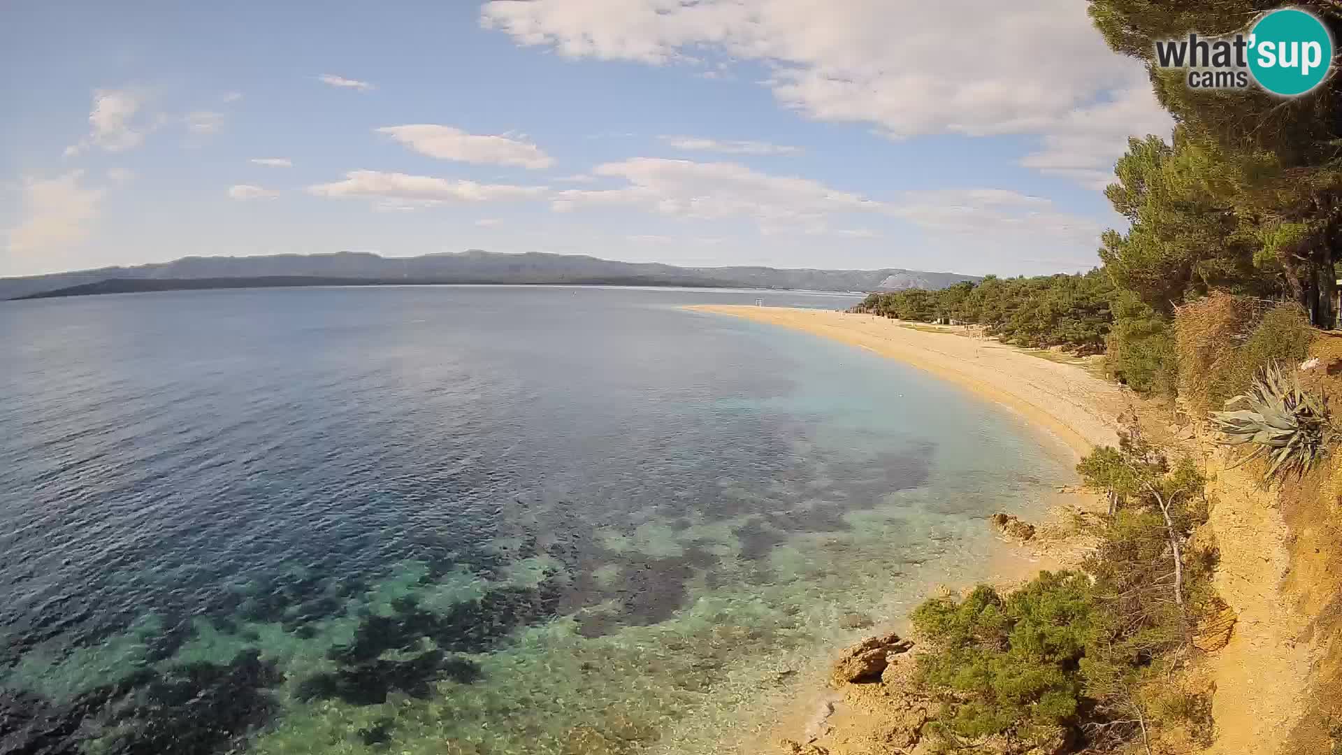 Webcam Bol Zlatni Rat – Vue en direct depuis l’île de Brač