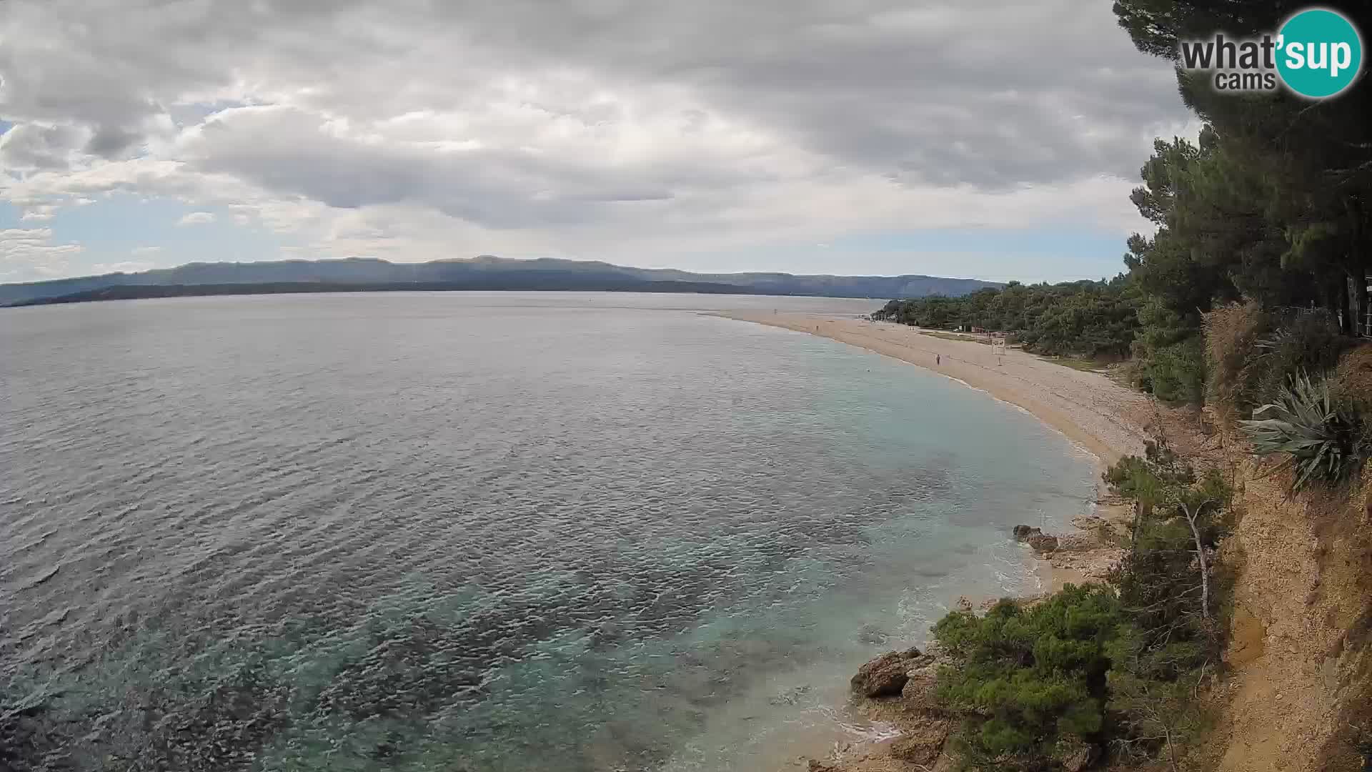 Webcam Bol Zlatni Rat – Vista en vivo desde la isla de Brač