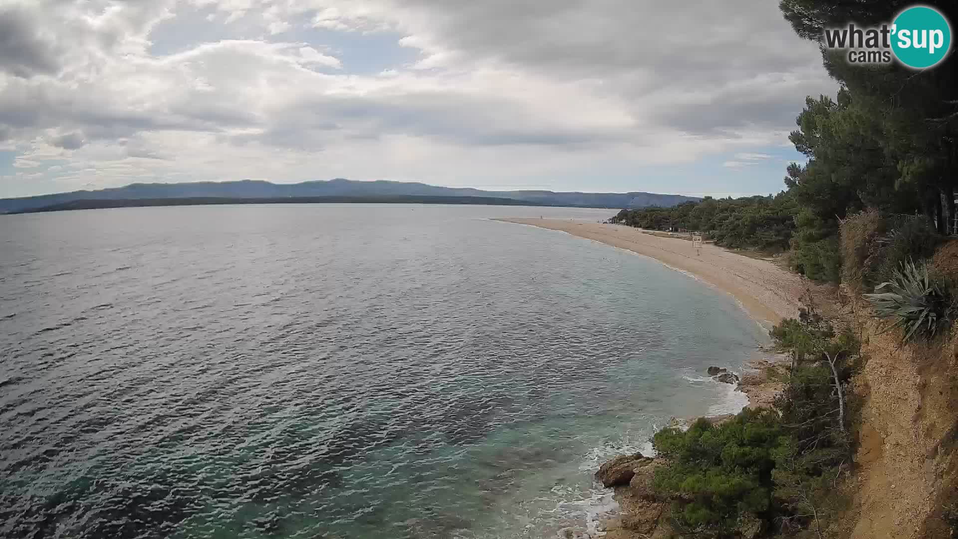 Web kamera Bol Zlatni Rat – Pogled uživo s otoka Brača