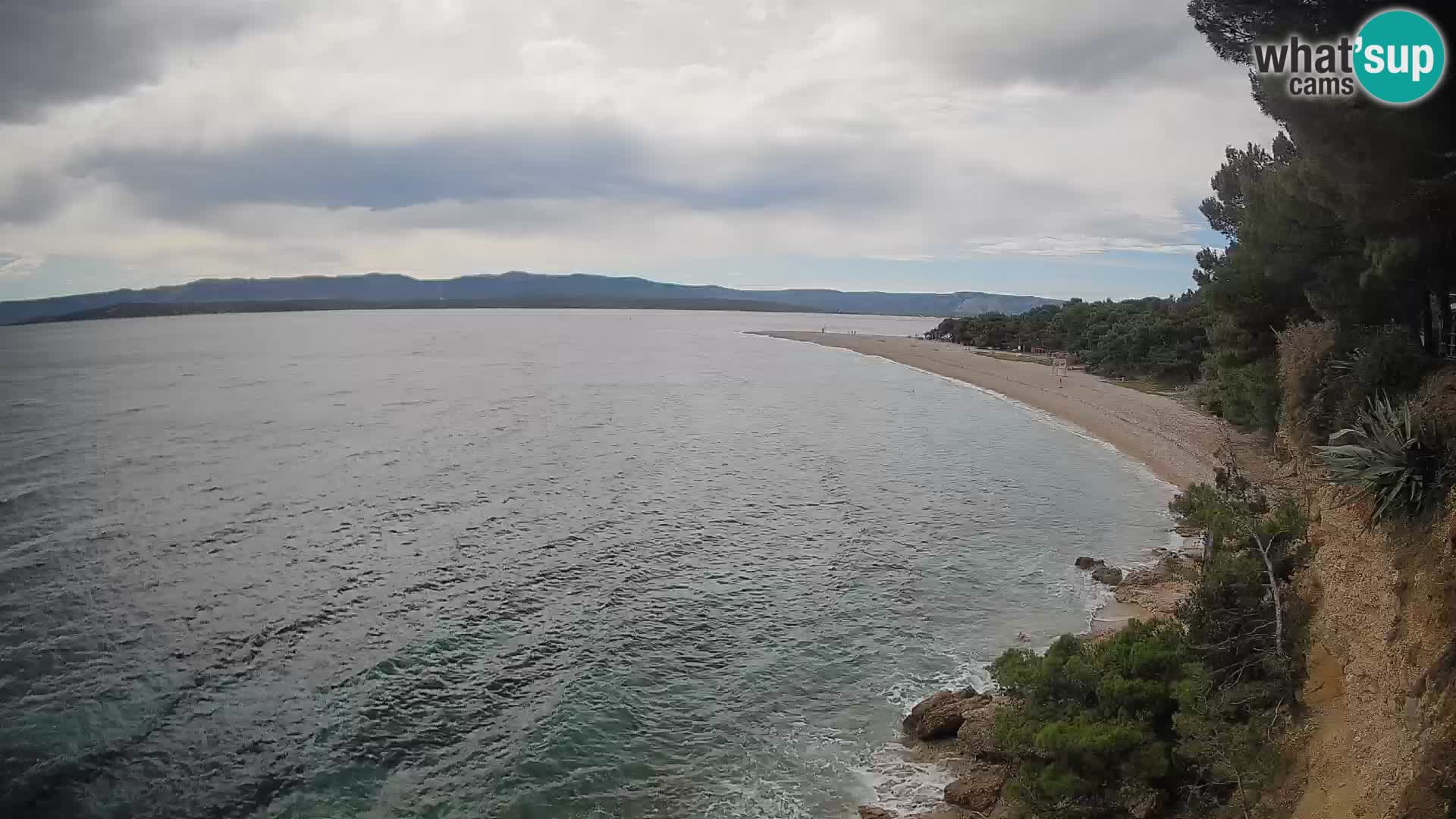 Web kamera Bol Zlatni Rat – Pogled uživo s otoka Brača