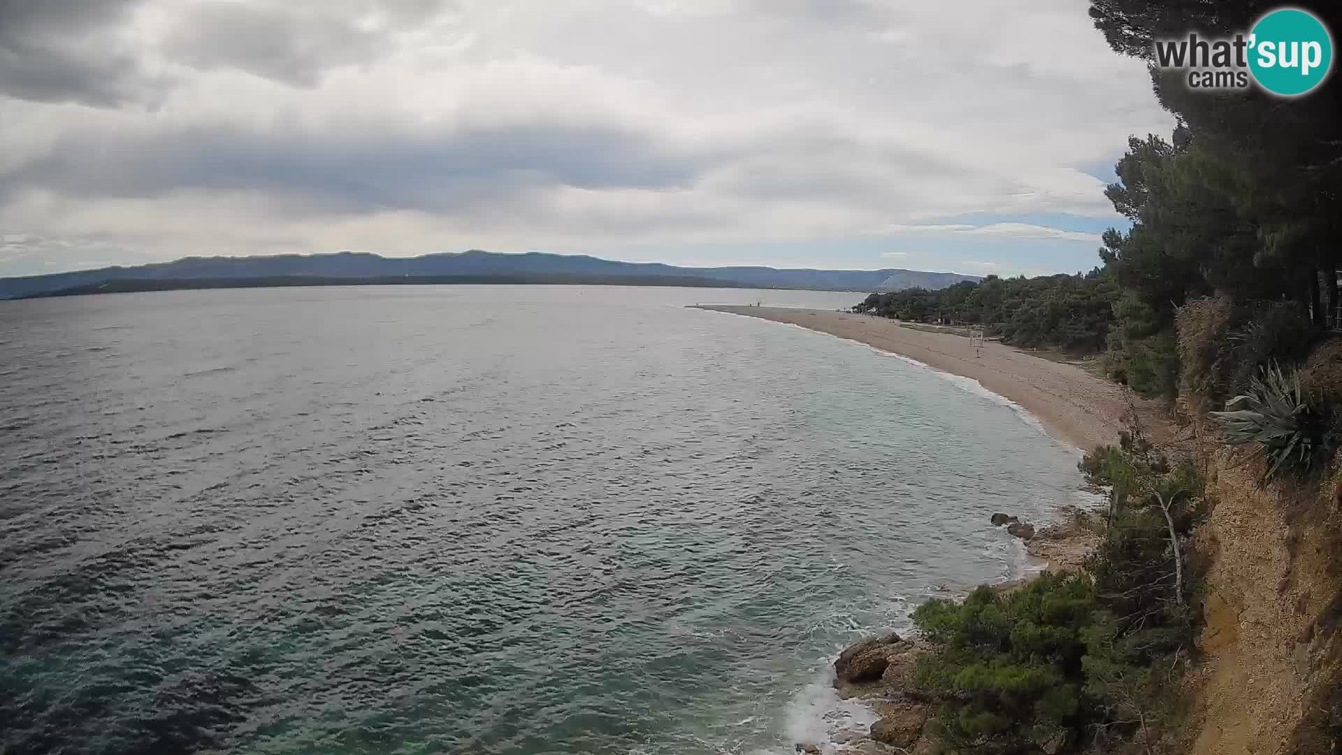 Web kamera Bol Zlatni Rat – Pogled uživo s otoka Brača