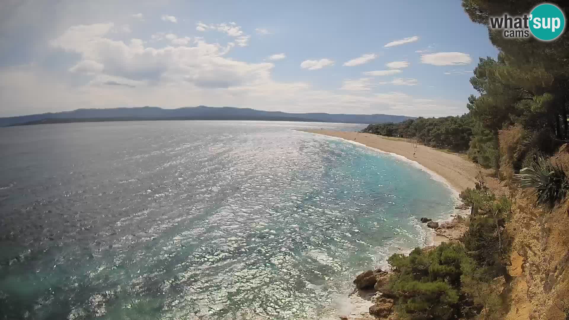 Webcam Bol Zlatni Rat – Vue en direct depuis l’île de Brač