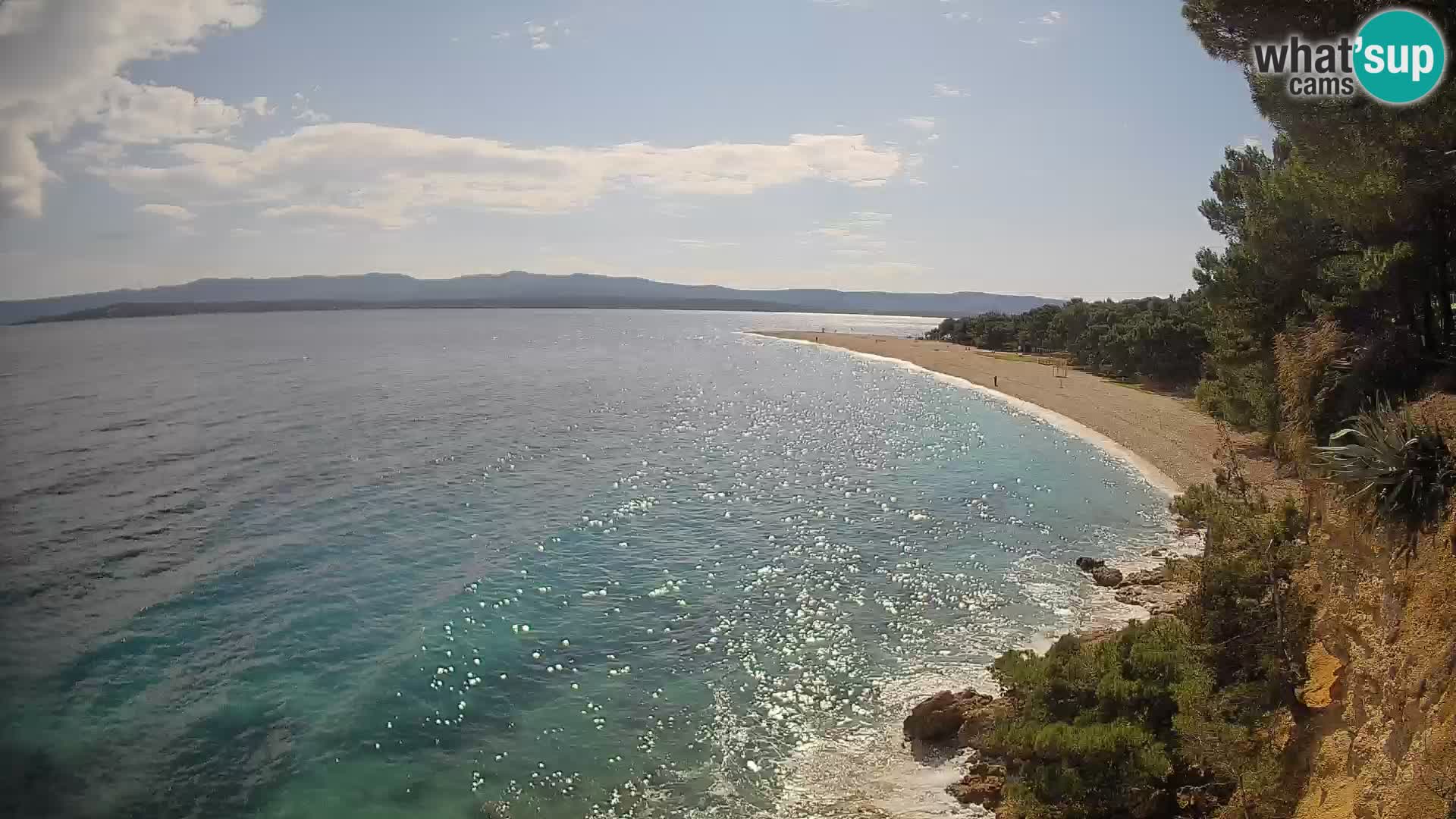 Web kamera Bol Zlatni Rat – Pogled uživo s otoka Brača