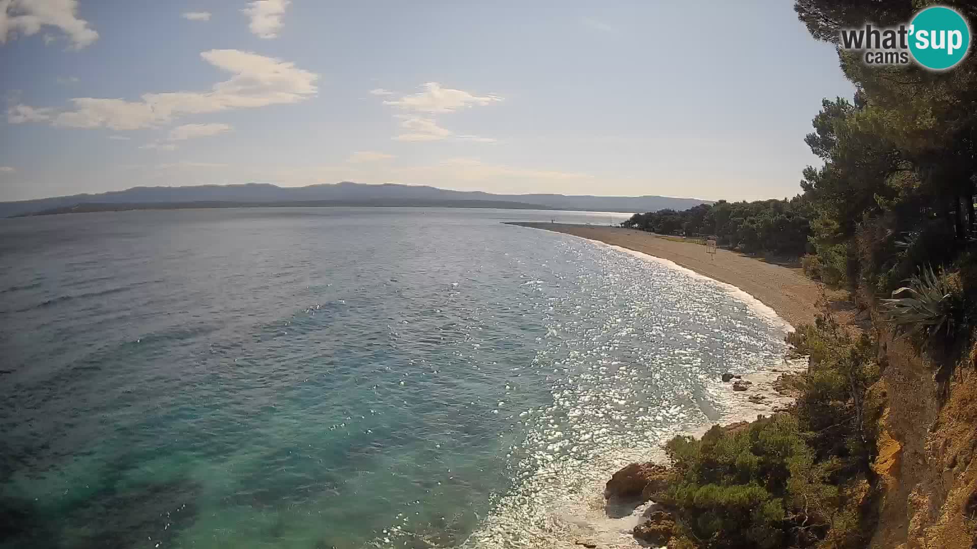 Webcam Bol Zlatni Rat – Vue en direct depuis l’île de Brač