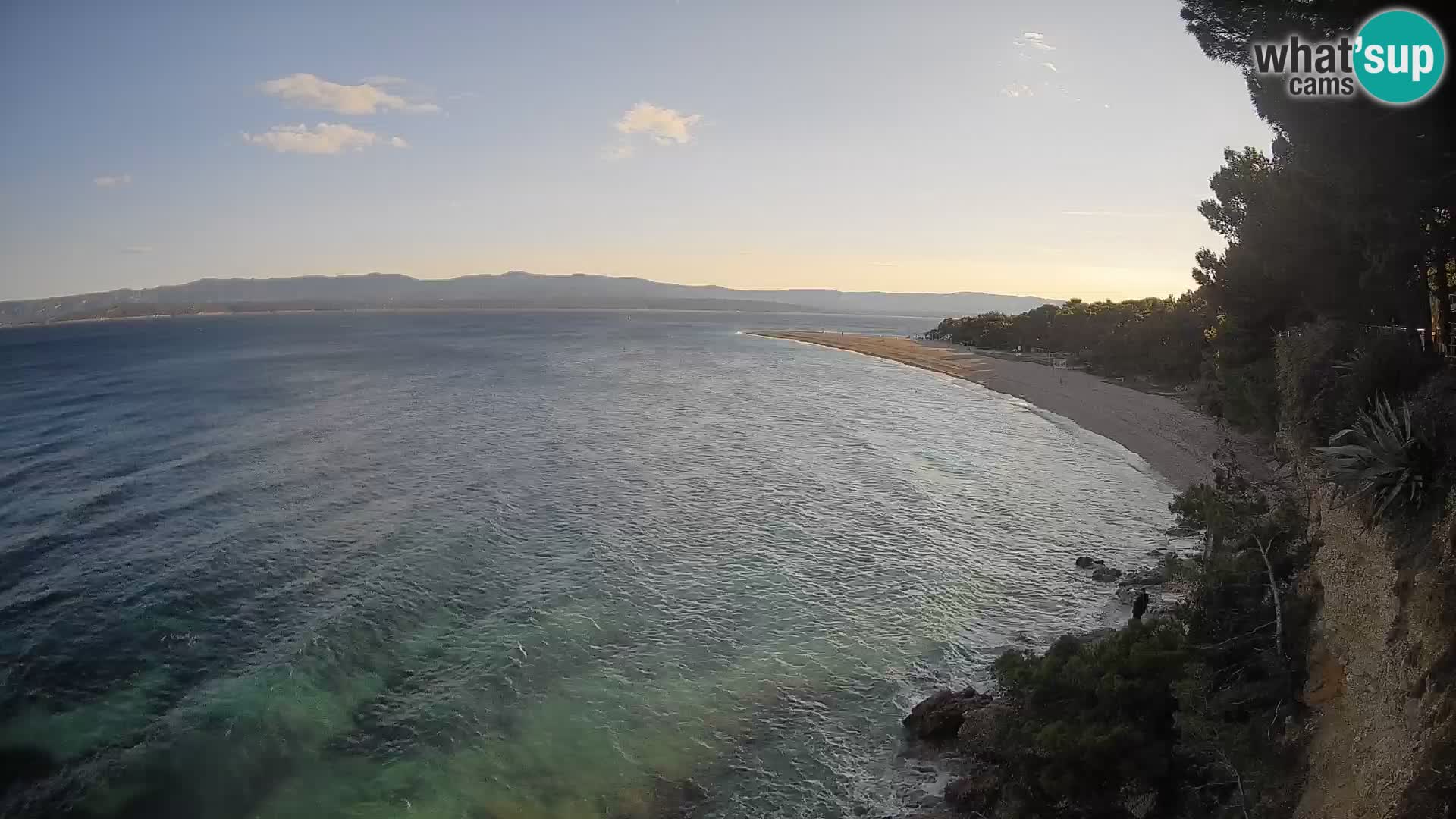 Webcam Zlatni Rat Bol – Liveblick vom berühmten Strand auf Brač
