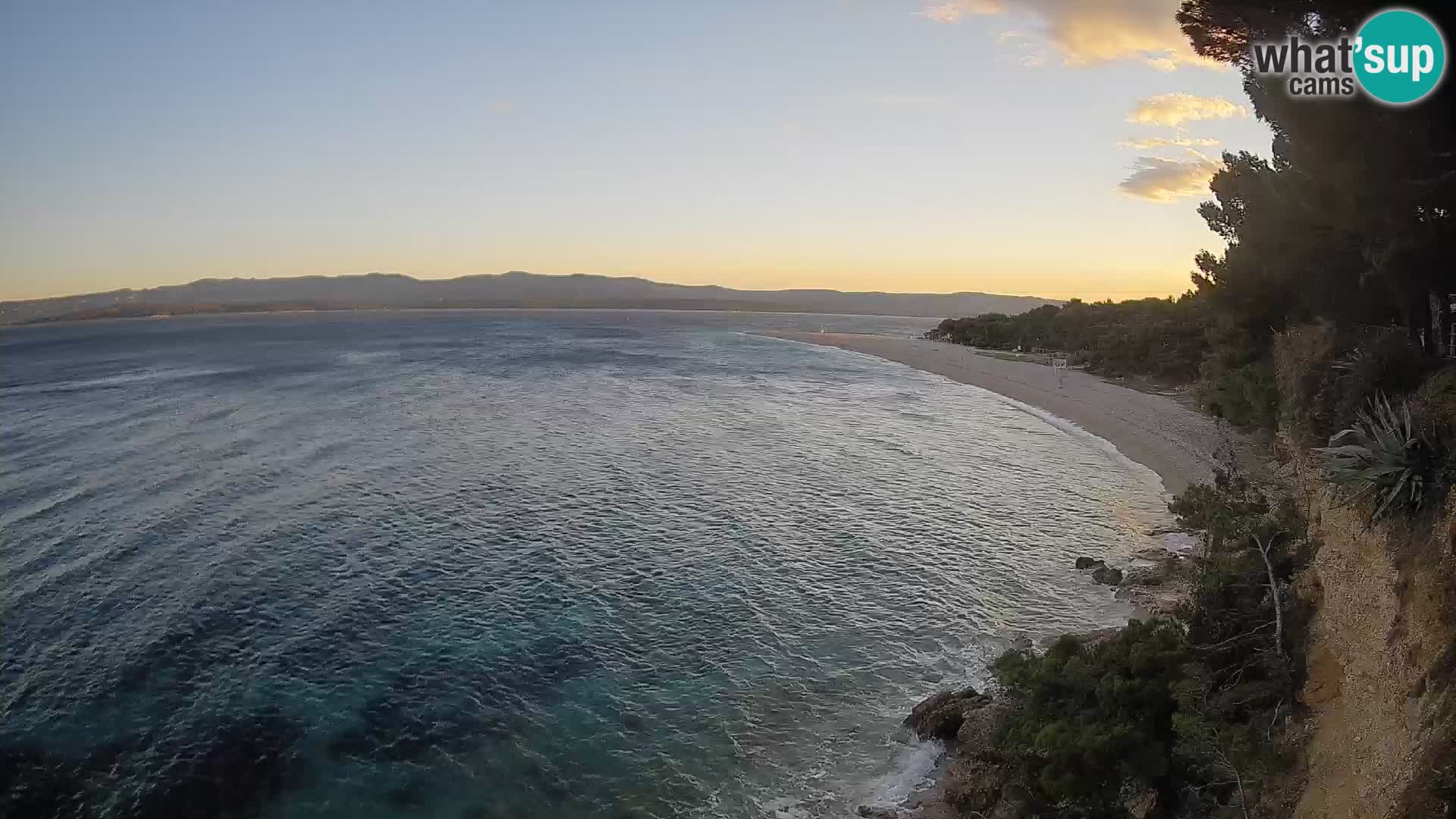 Webcam Zlatni Rat Bol – Liveblick vom berühmten Strand auf Brač