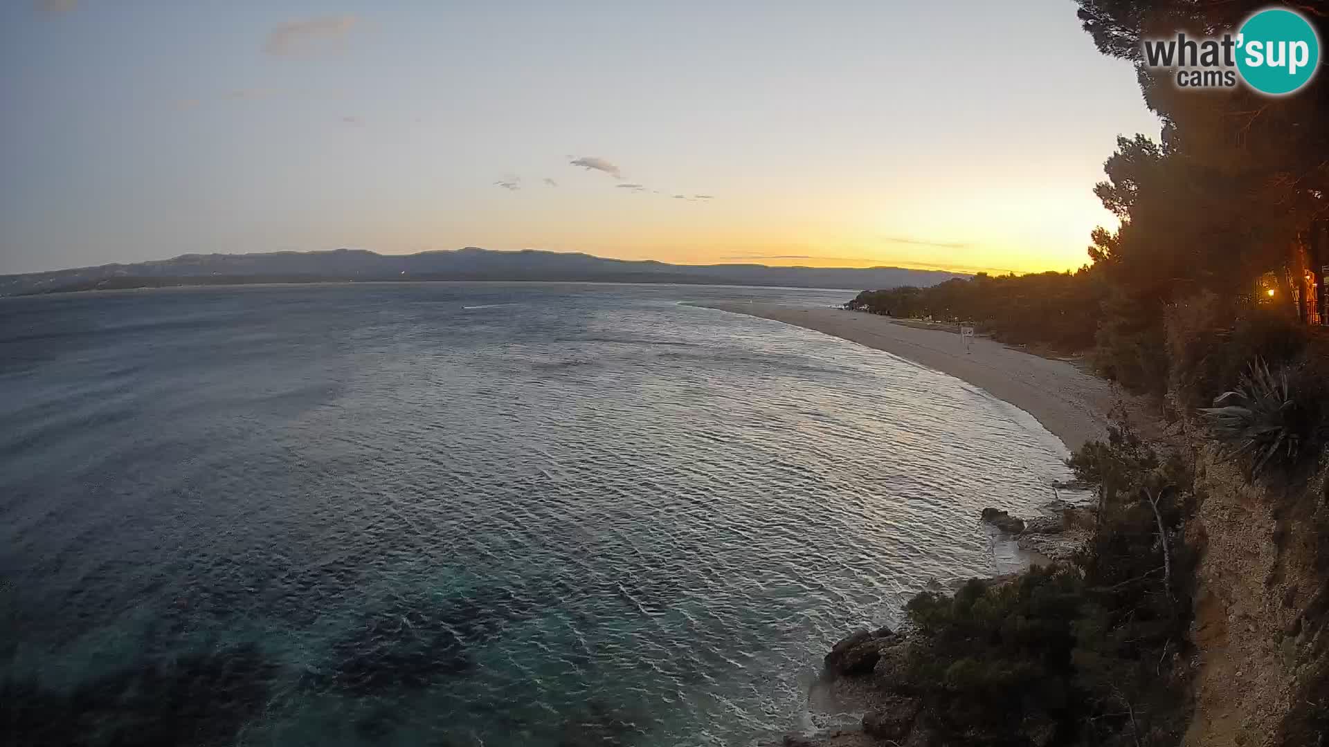 Webcam Zlatni Rat Bol – Liveblick vom berühmten Strand auf Brač