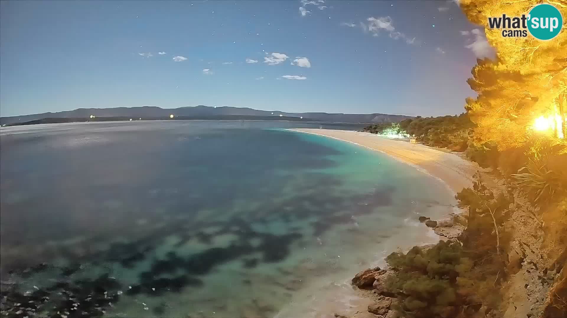 Webcam Zlatni Rat Bol – Liveblick vom berühmten Strand auf Brač