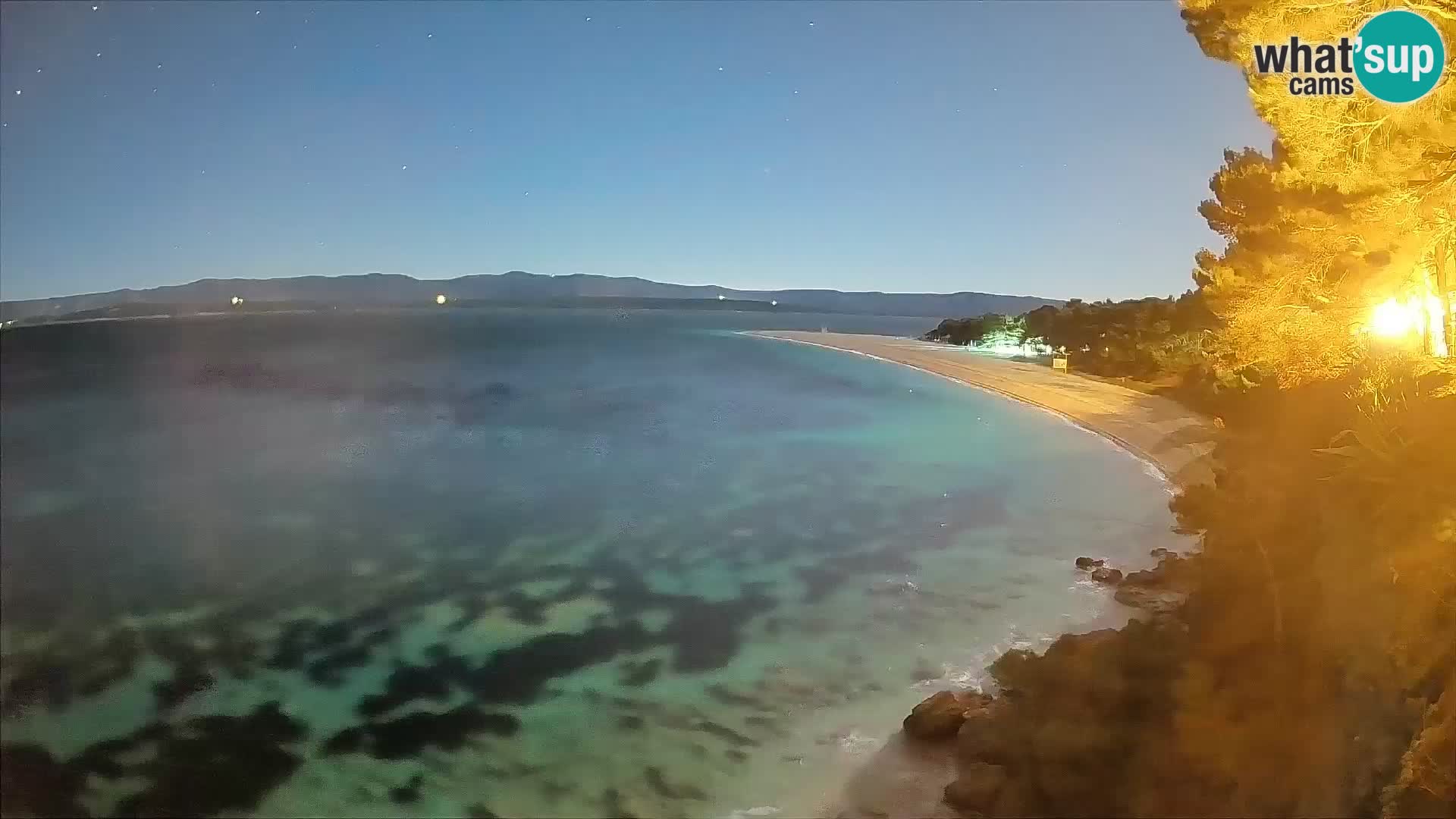 Webcam Zlatni Rat Bol – Liveblick vom berühmten Strand auf Brač