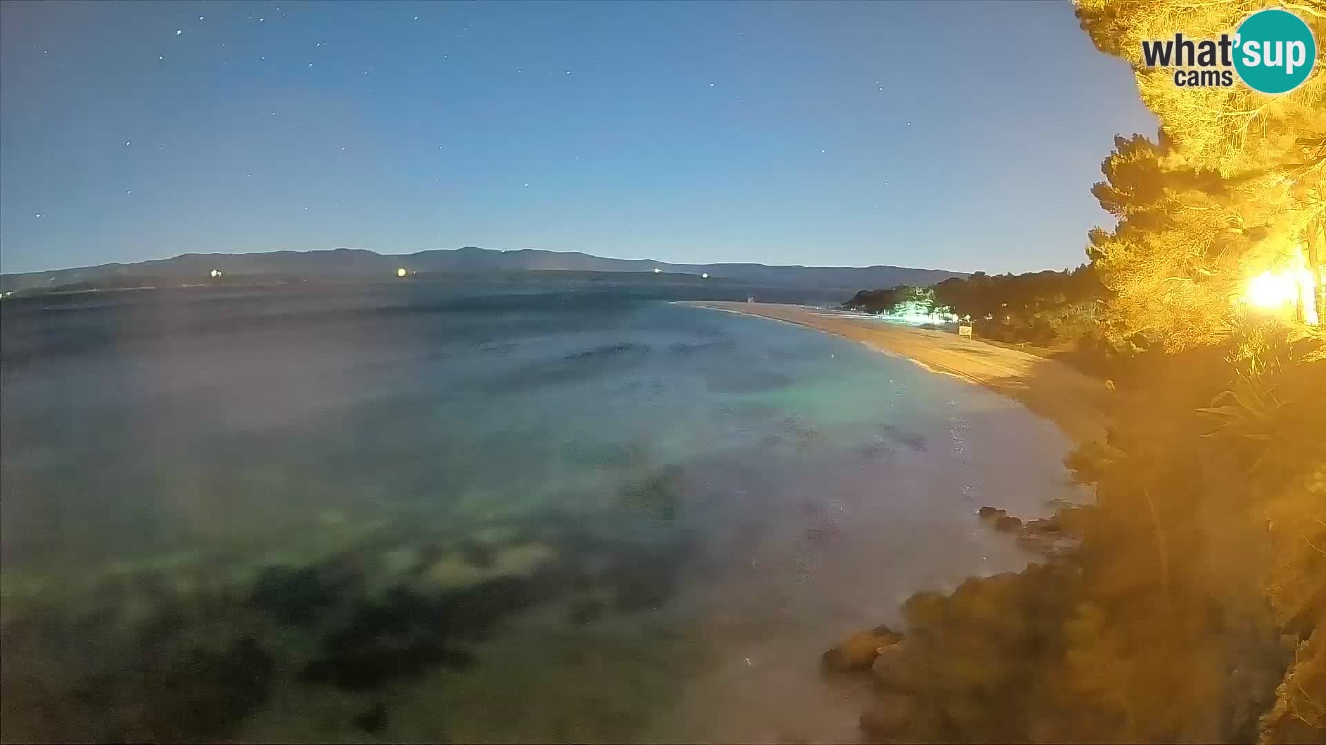 Webcam Bol Zlatni Rat – Vista en vivo desde la isla de Brač