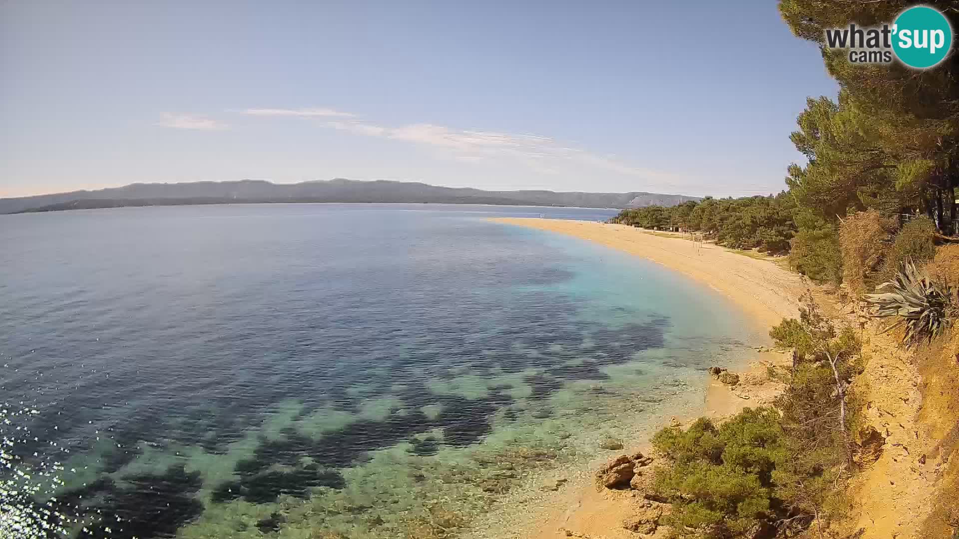 Web kamera Bol Zlatni Rat – Pogled uživo s otoka Brača