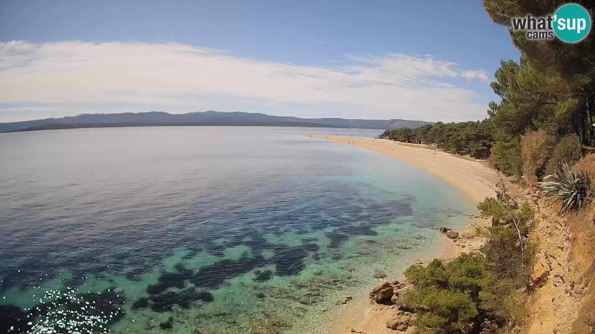 Webcam Bol Zlatni Rat – Vue en direct depuis l’île de Brač