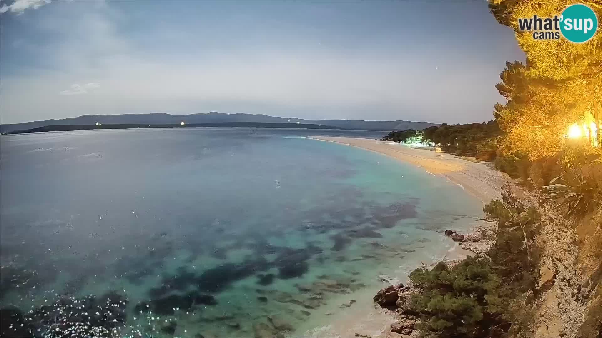 Webcam Bol Zlatni Rat – Vista en vivo desde la isla de Brač