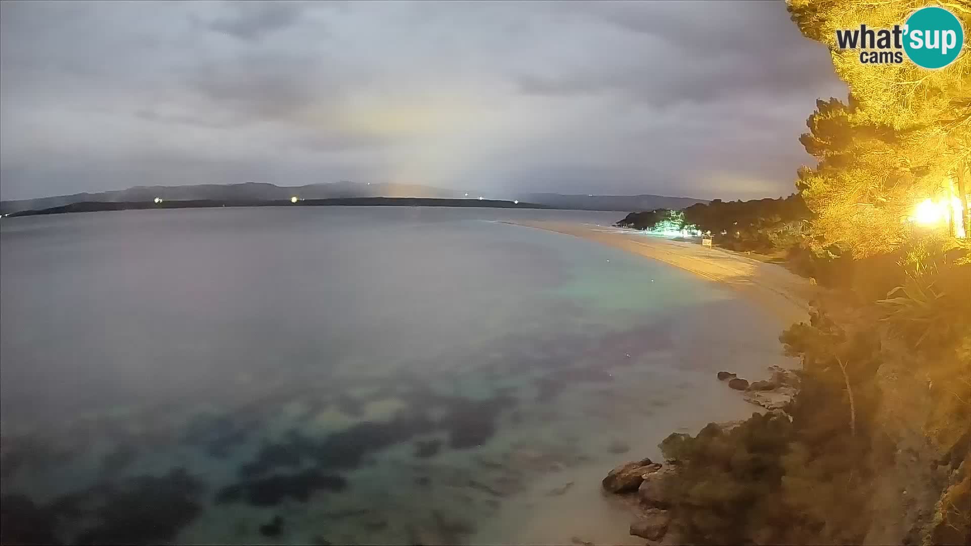 Webcam Bol Zlatni Rat – Vista en vivo desde la isla de Brač