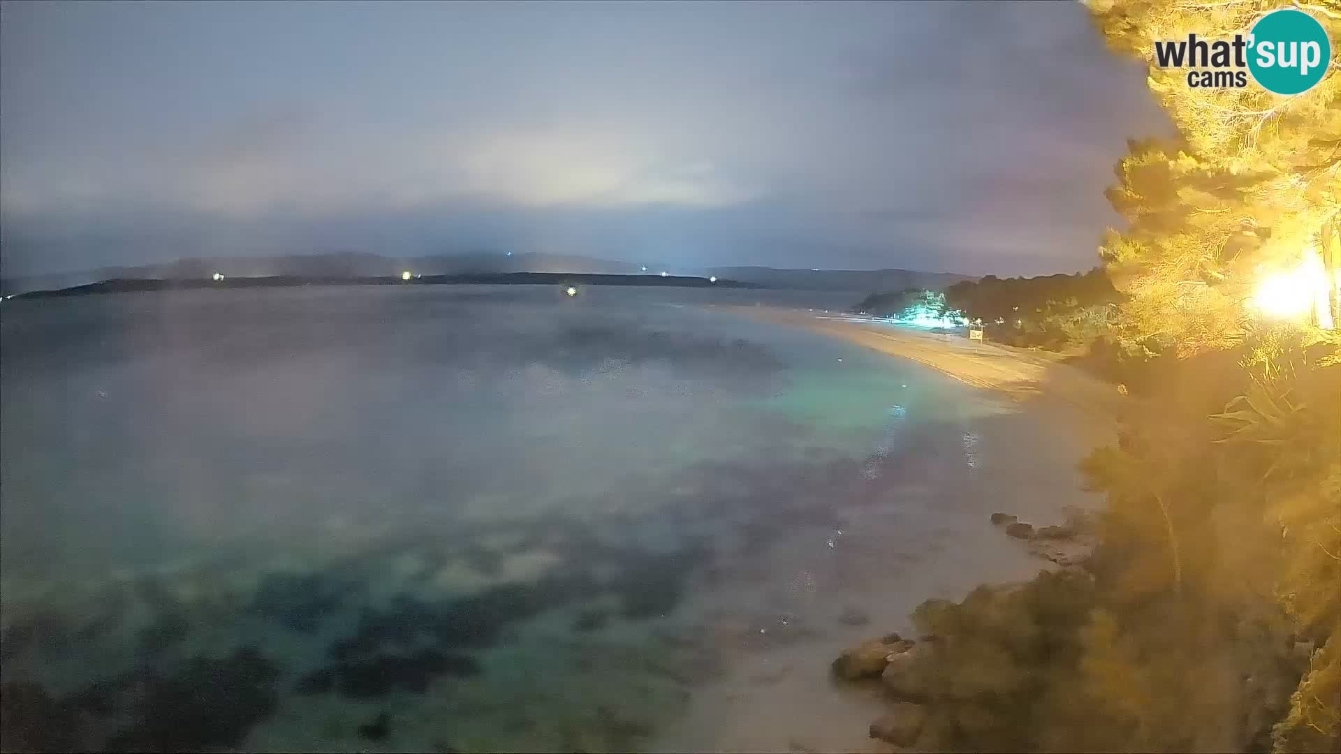 Webcam Bol Zlatni Rat – Vista en vivo desde la isla de Brač