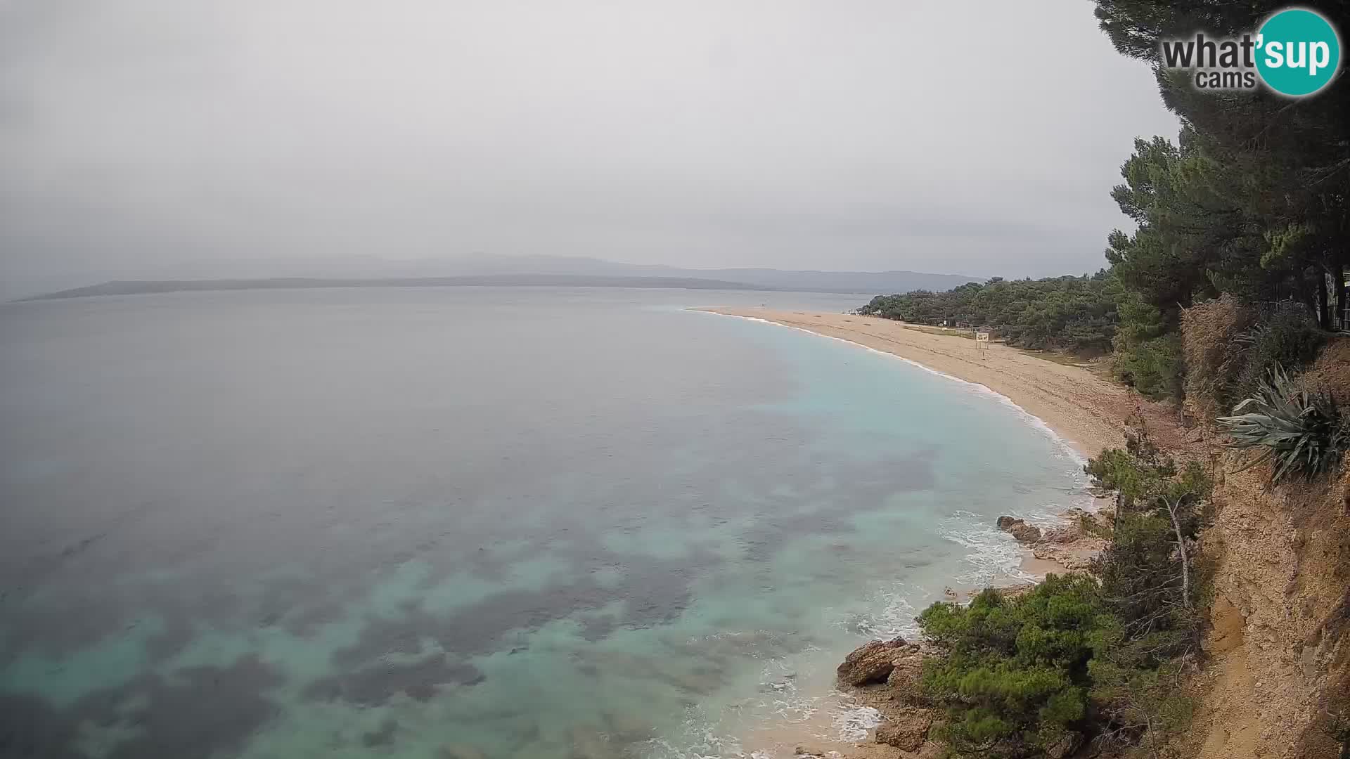 Webcam Zlatni Rat Bol – Liveblick vom berühmten Strand auf Brač