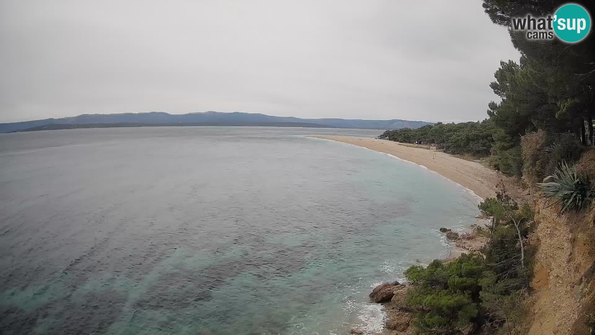Webcam Bol Zlatni Rat – Vue en direct depuis l’île de Brač