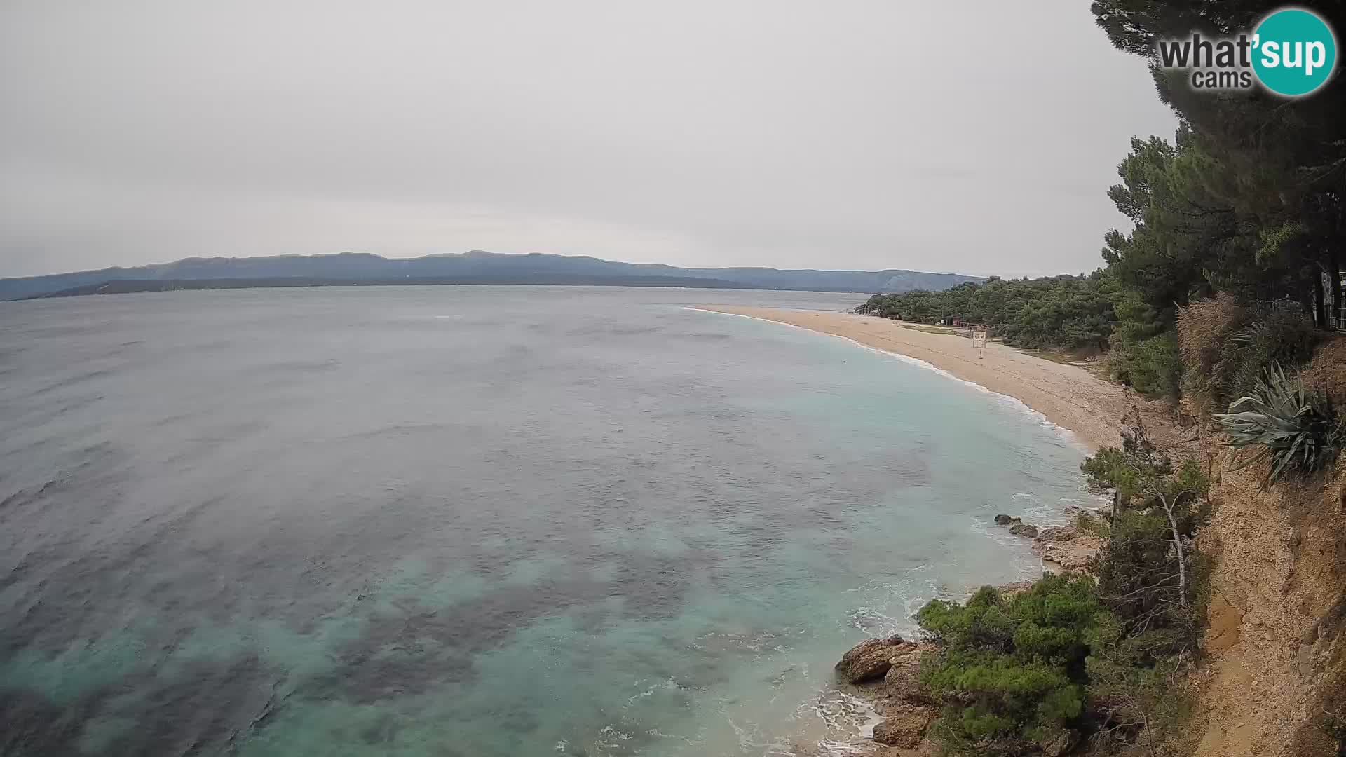 Webcam Bol Zlatni Rat – Vue en direct depuis l’île de Brač