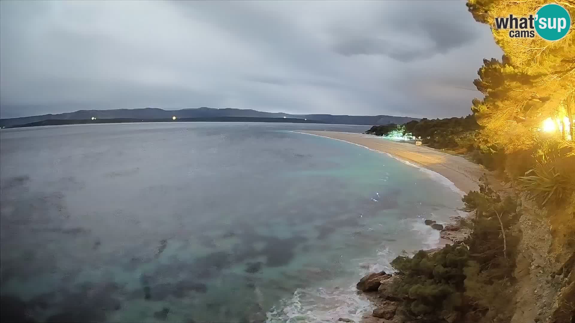 Webcam Zlatni Rat Bol – Liveblick vom berühmten Strand auf Brač