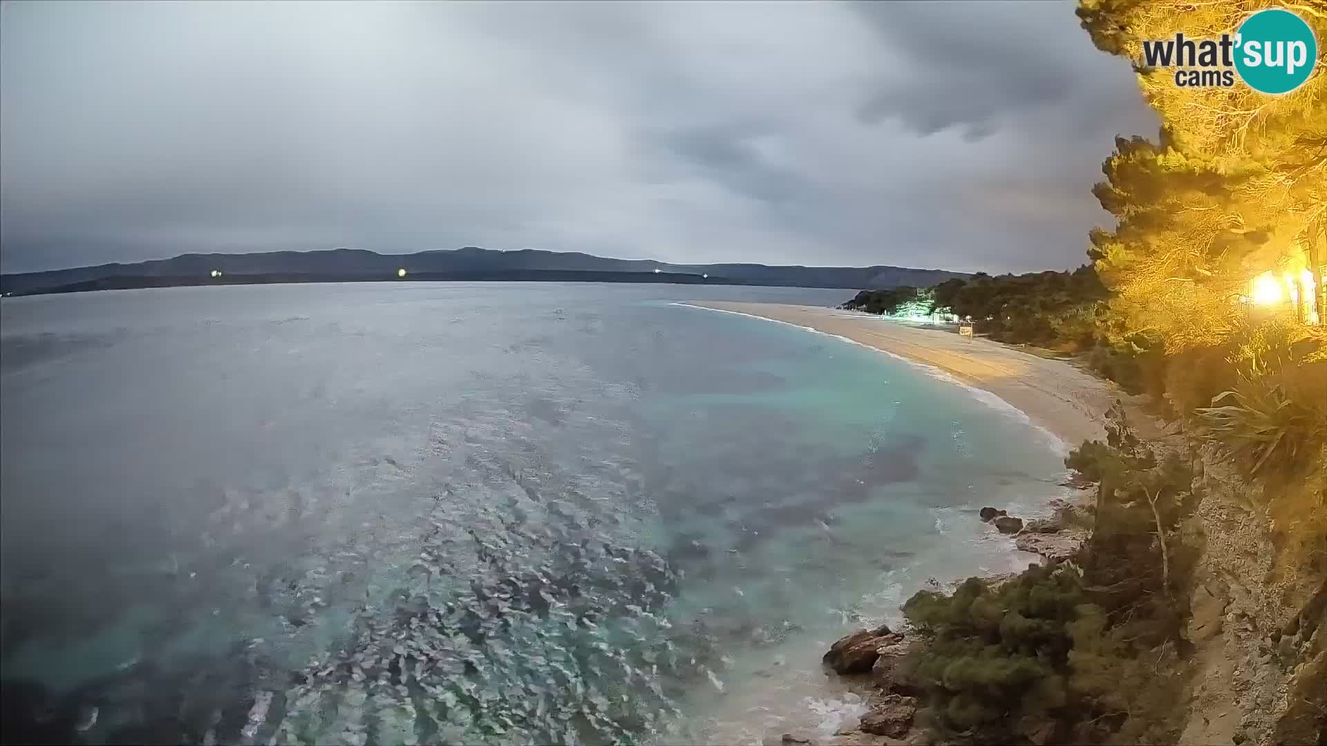 Webcam Bol Zlatni Rat – Vista en vivo desde la isla de Brač