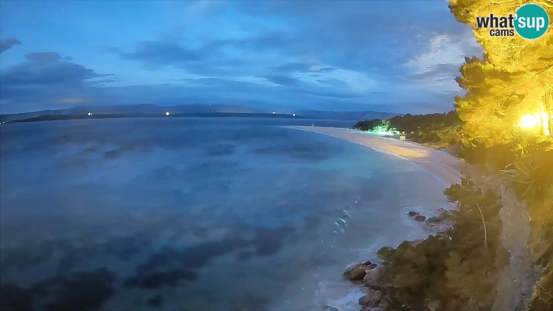 Webcam Bol Zlatni Rat – Vista en vivo desde la isla de Brač