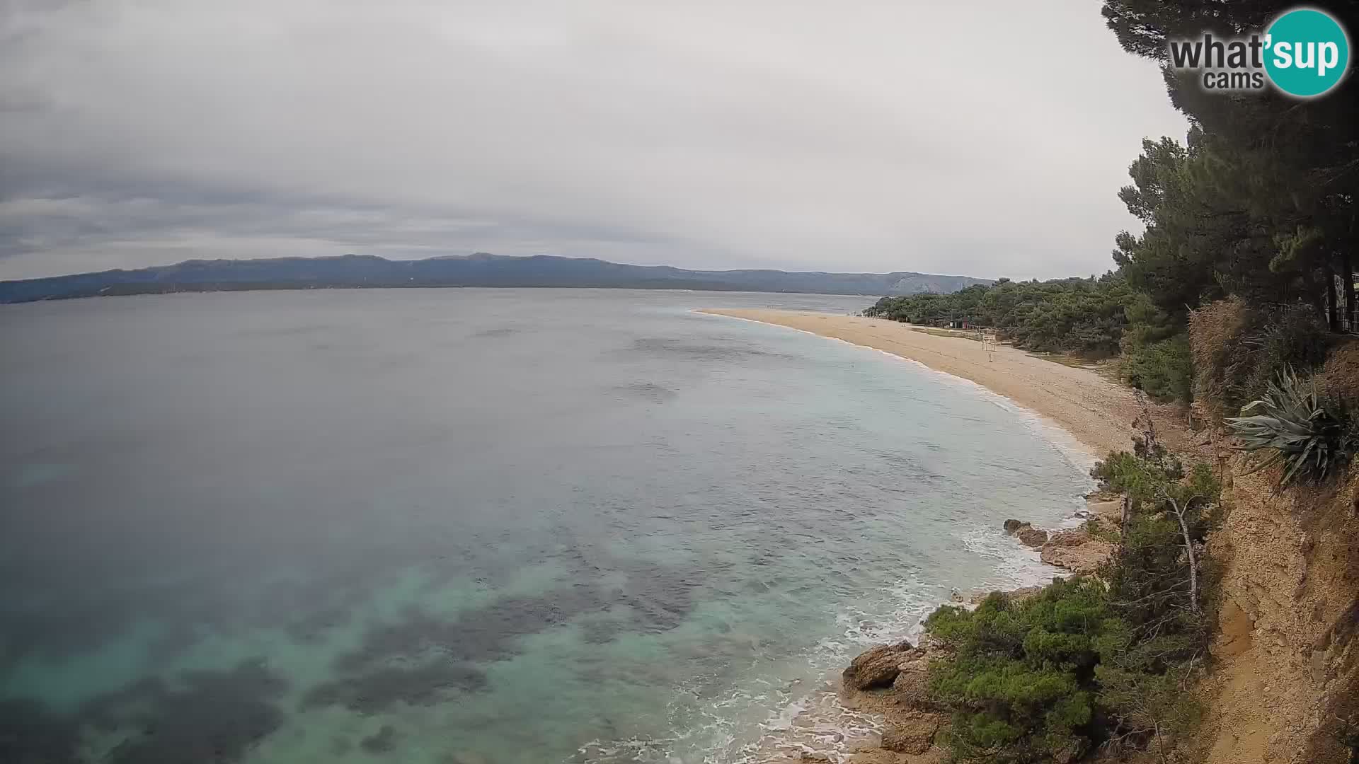 Webcam Bol Zlatni Rat – Vue en direct depuis l’île de Brač