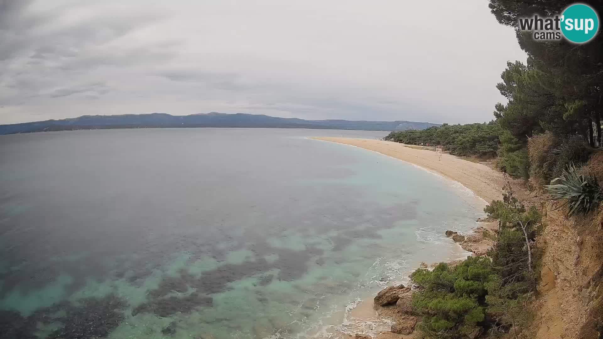 Webcam Bol Zlatni Rat – Vue en direct depuis l’île de Brač
