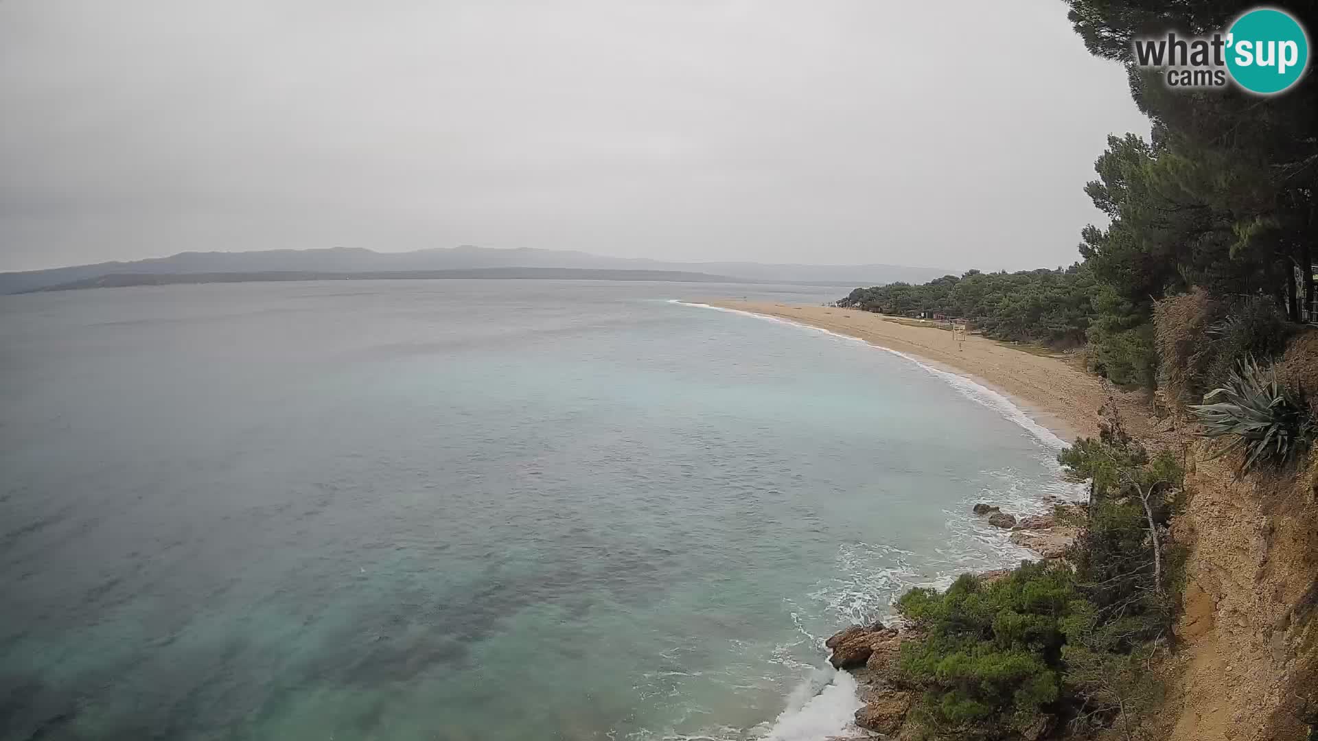 Webcam Bol Zlatni Rat – Vue en direct depuis l’île de Brač