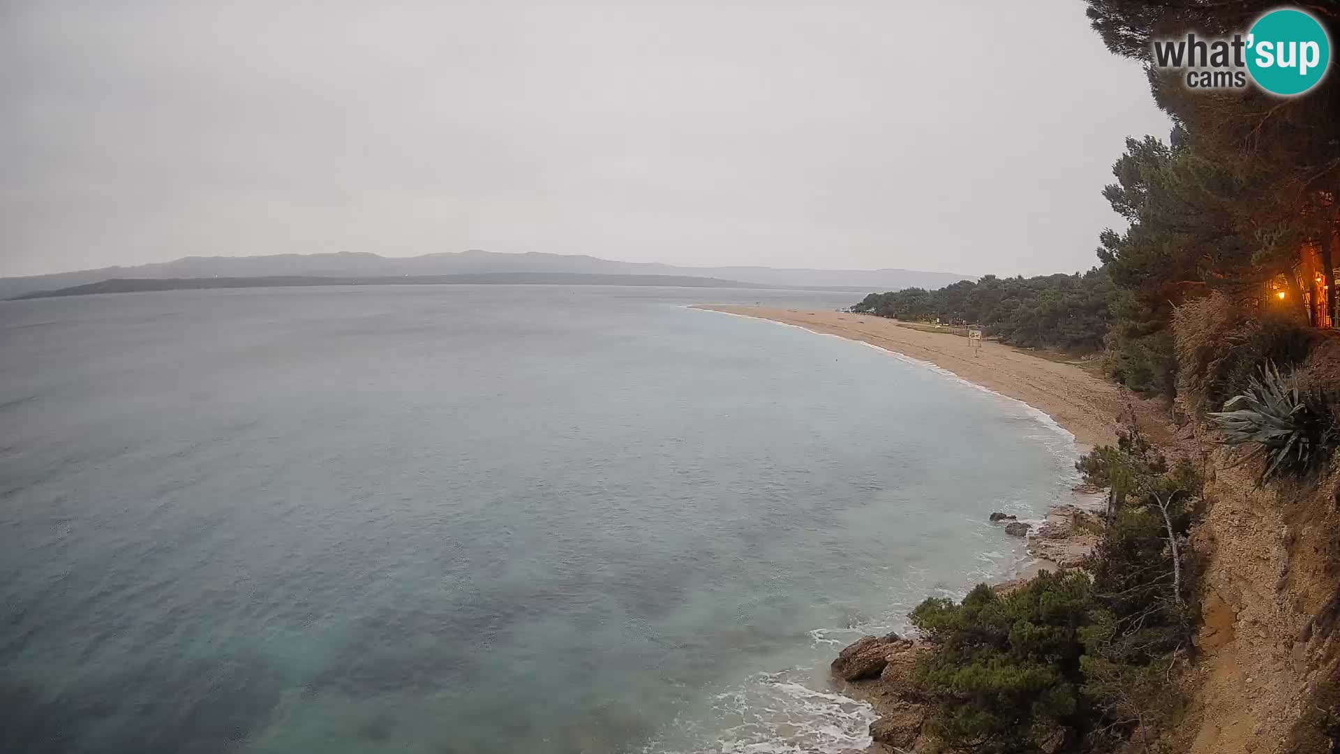 Webcam Zlatni Rat Bol – Liveblick vom berühmten Strand auf Brač