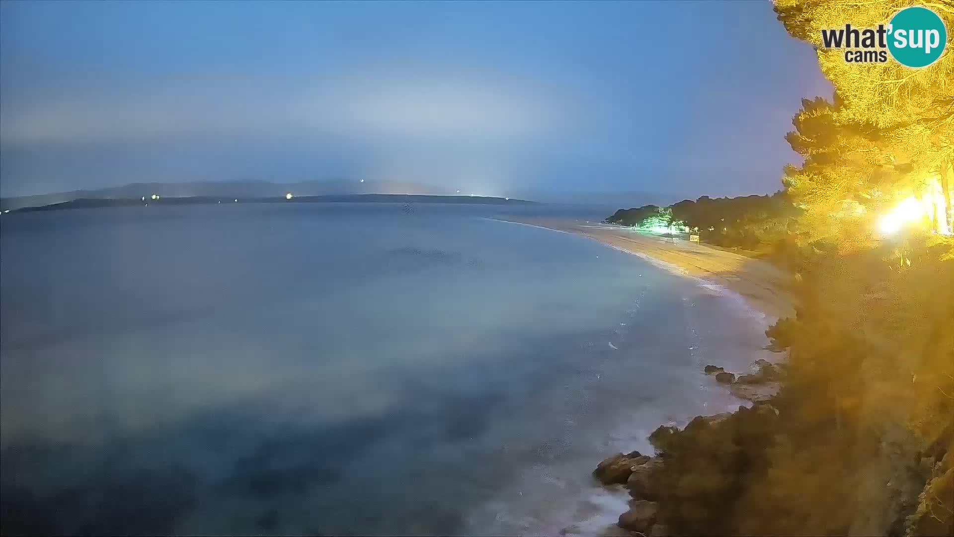 Webcam Zlatni Rat Bol – Liveblick vom berühmten Strand auf Brač