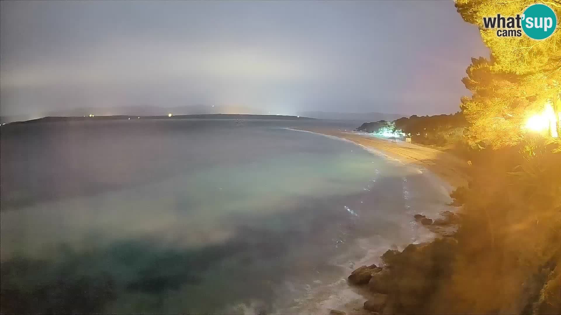 Webcam Bol Zlatni Rat – Vista en vivo desde la isla de Brač