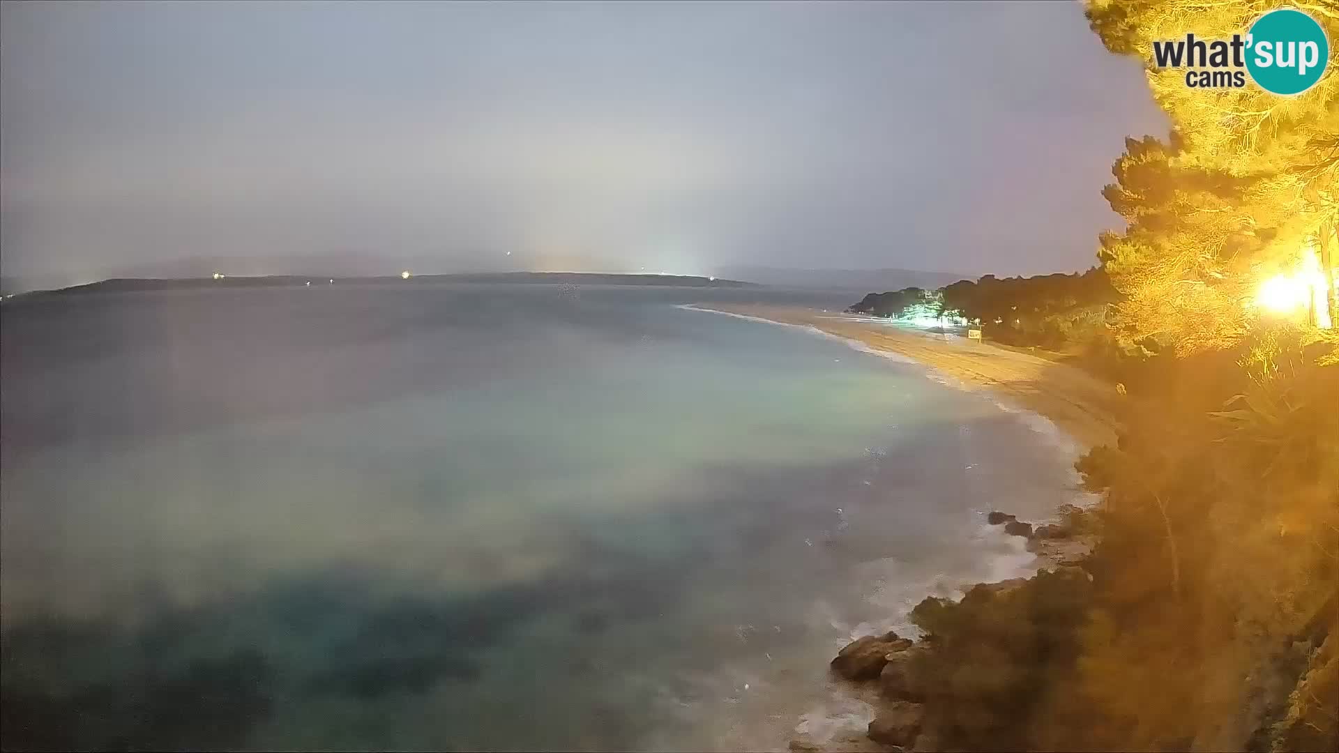 Webcam Zlatni Rat Bol – Liveblick vom berühmten Strand auf Brač