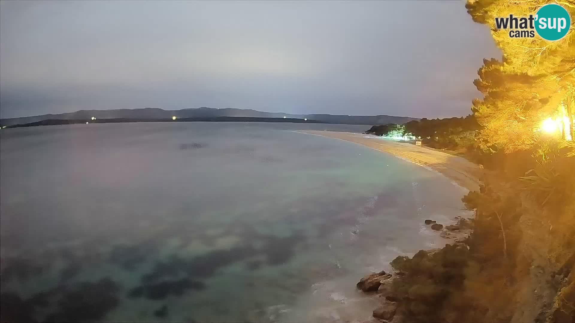 Webcam Zlatni Rat Bol – Liveblick vom berühmten Strand auf Brač
