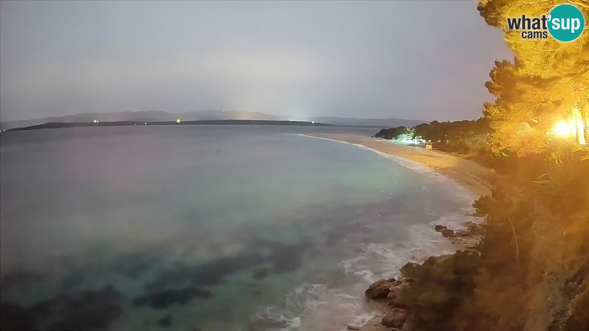 Webcam Zlatni Rat Bol – Liveblick vom berühmten Strand auf Brač