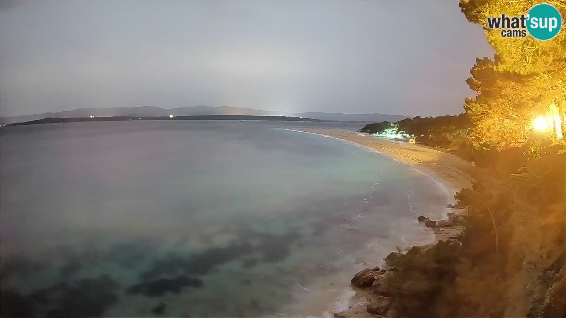 Webcam Zlatni Rat Bol – Liveblick vom berühmten Strand auf Brač