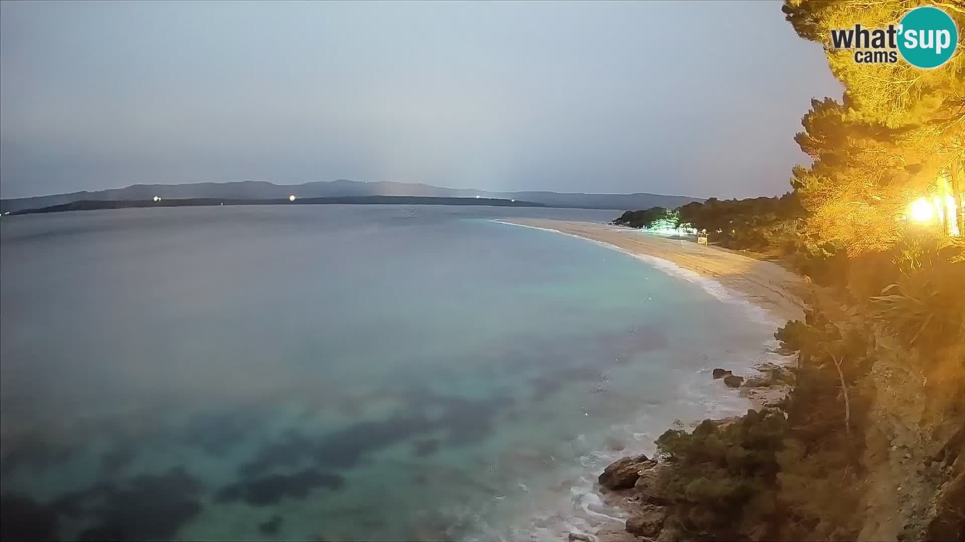 Webcam Zlatni Rat Bol – Liveblick vom berühmten Strand auf Brač