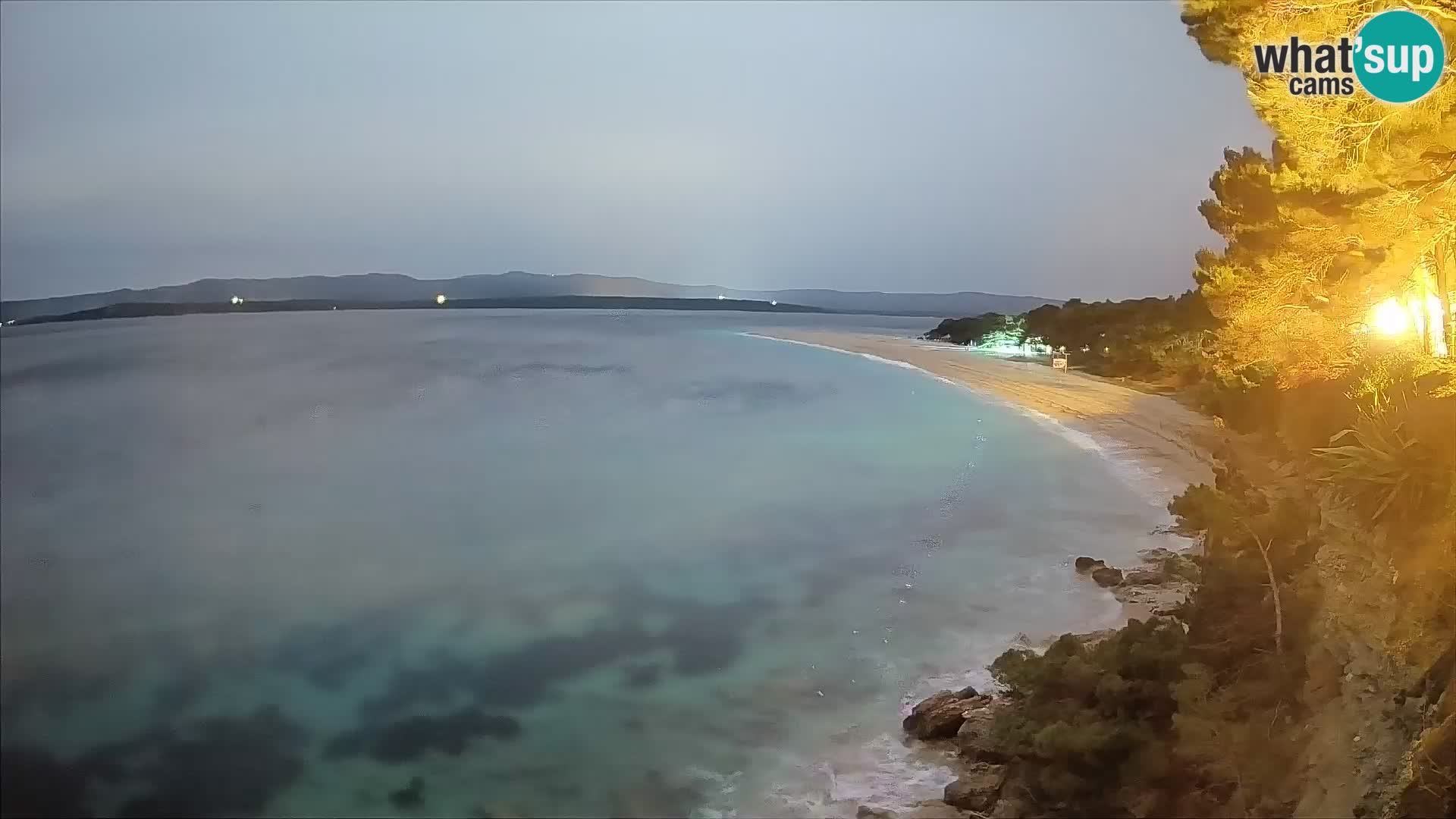 Webcam Bol Zlatni Rat – Vista en vivo desde la isla de Brač