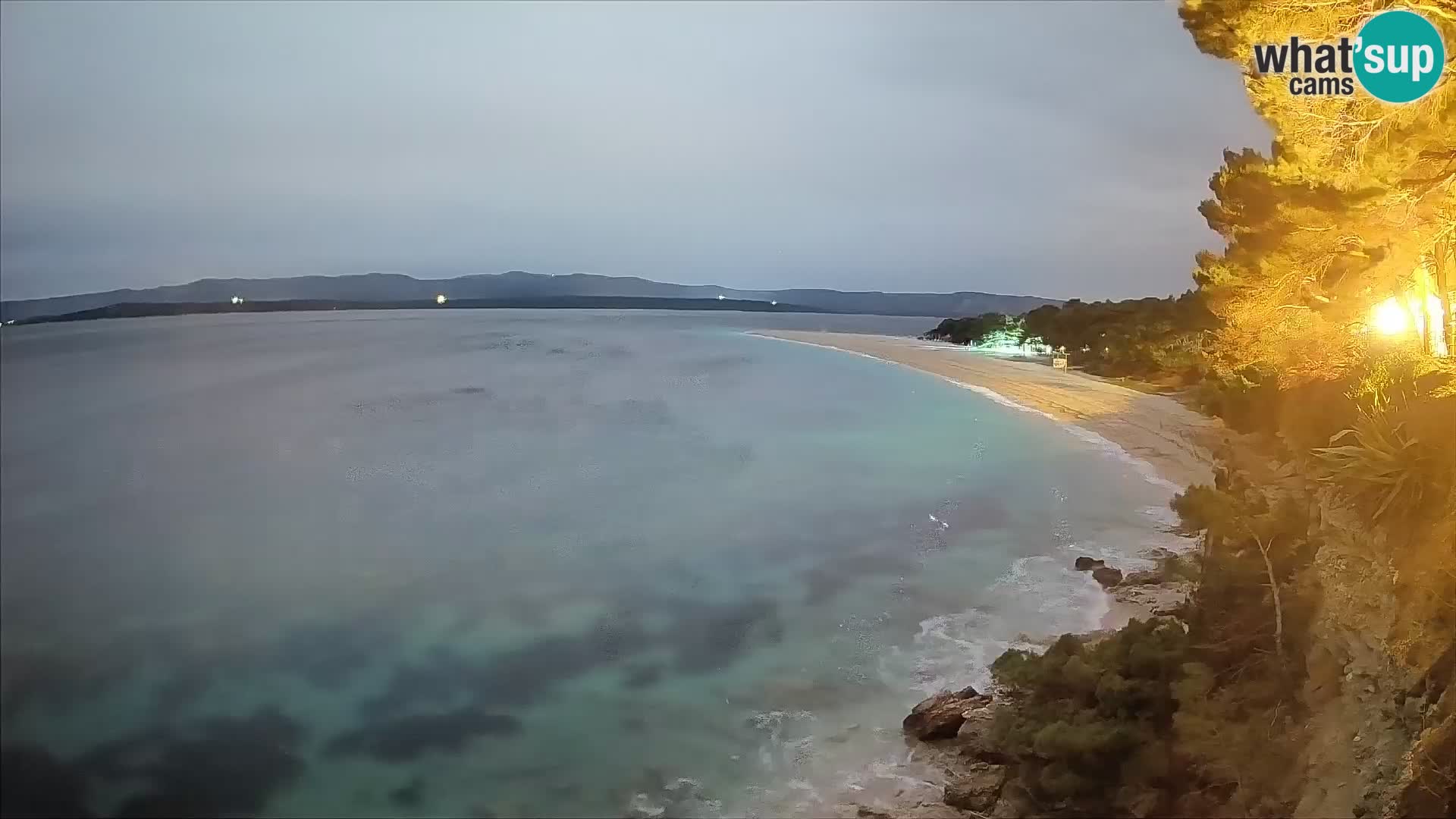 Webcam Zlatni Rat Bol – Liveblick vom berühmten Strand auf Brač
