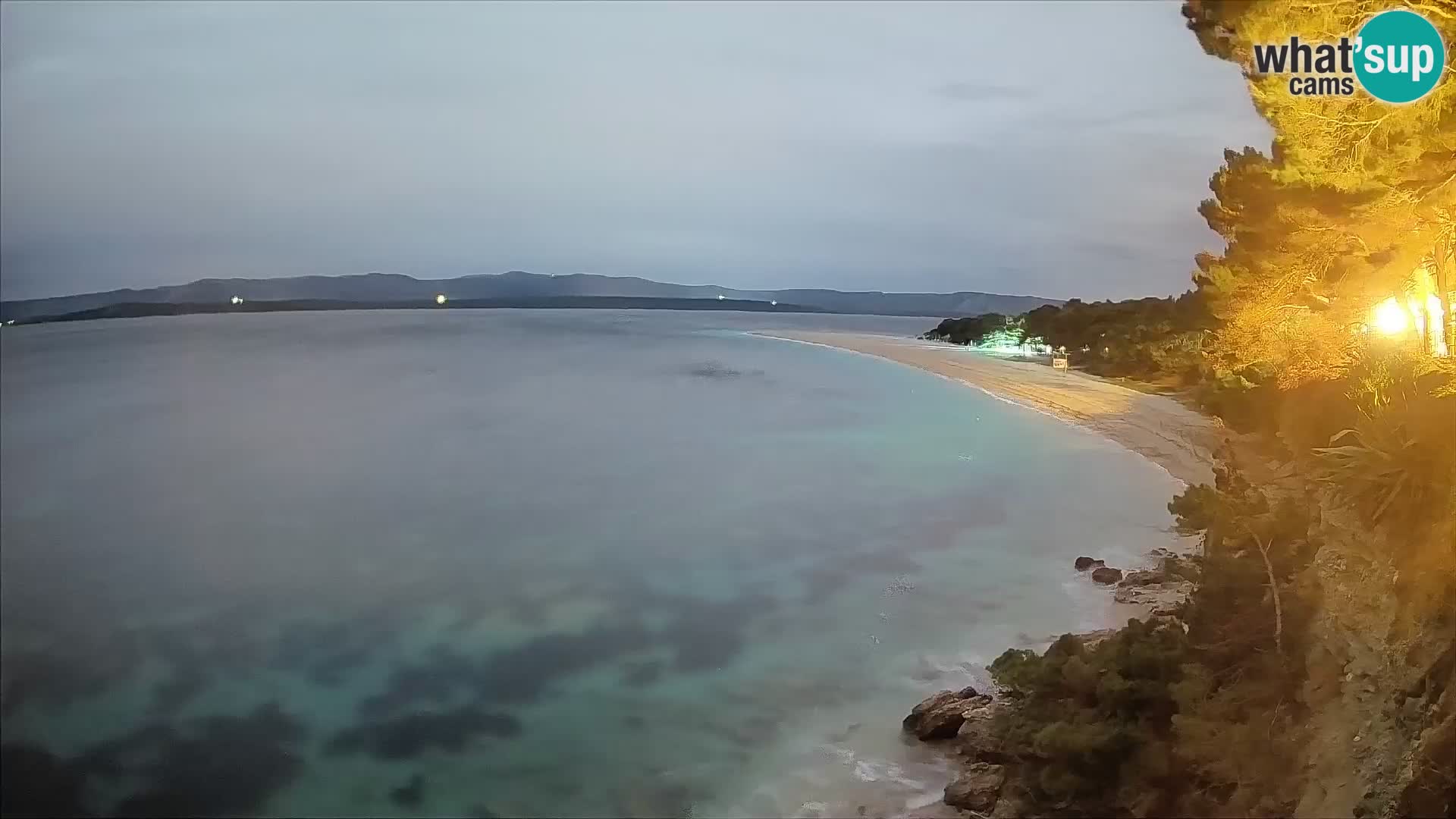 Webcam Zlatni Rat Bol – Liveblick vom berühmten Strand auf Brač
