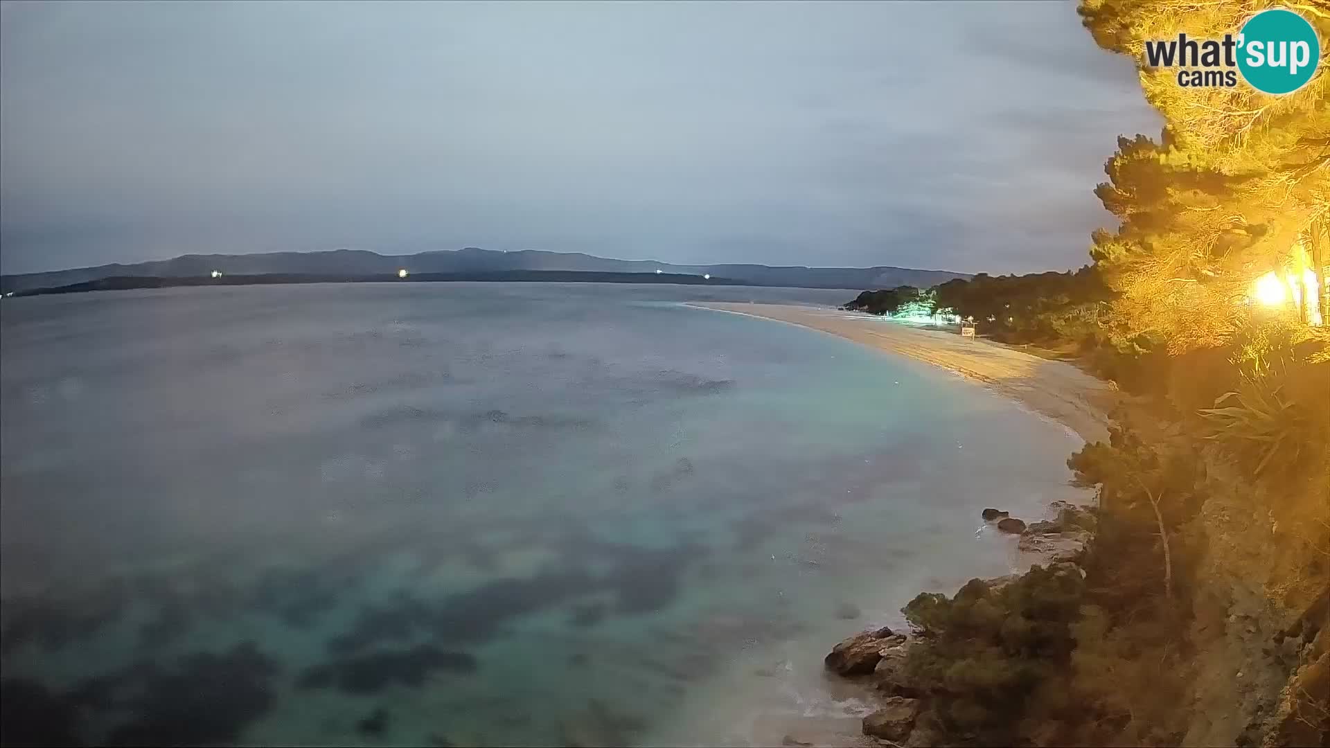 Webcam Zlatni Rat Bol – Liveblick vom berühmten Strand auf Brač