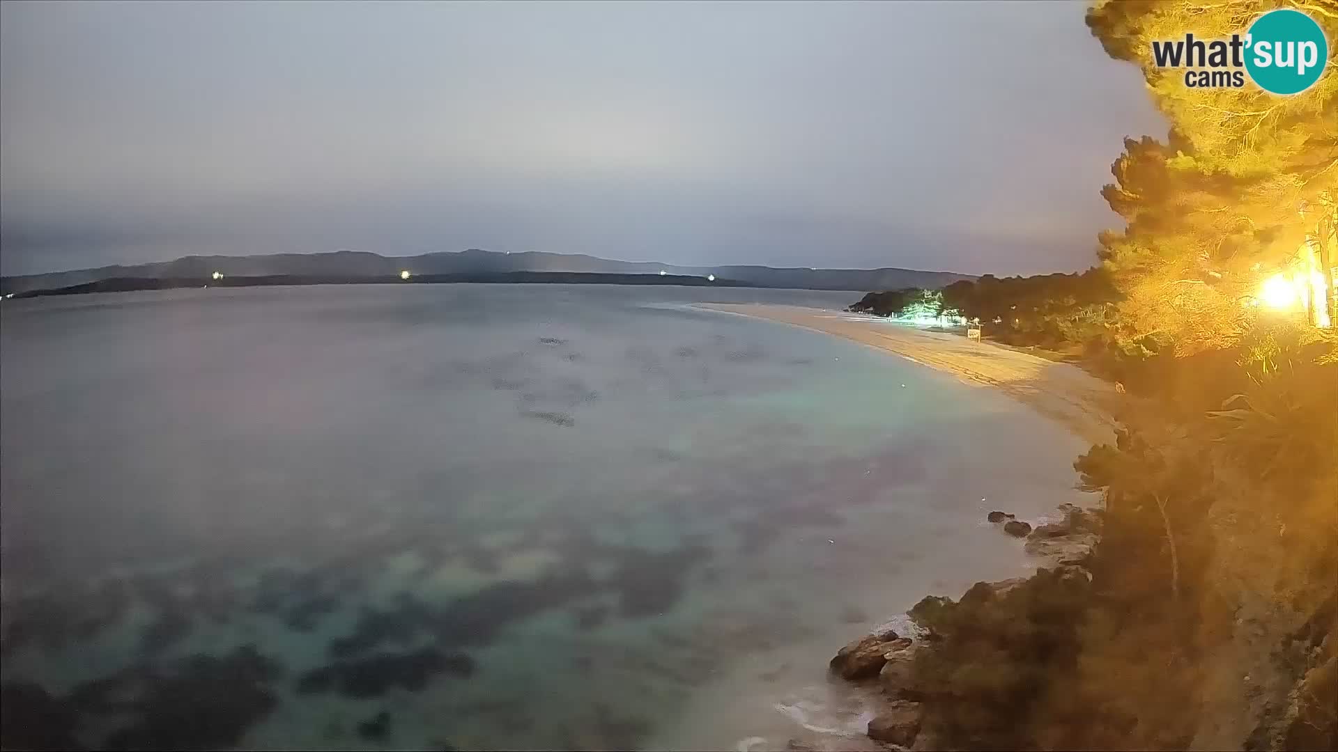 Webcam Bol Zlatni Rat – Vista en vivo desde la isla de Brač