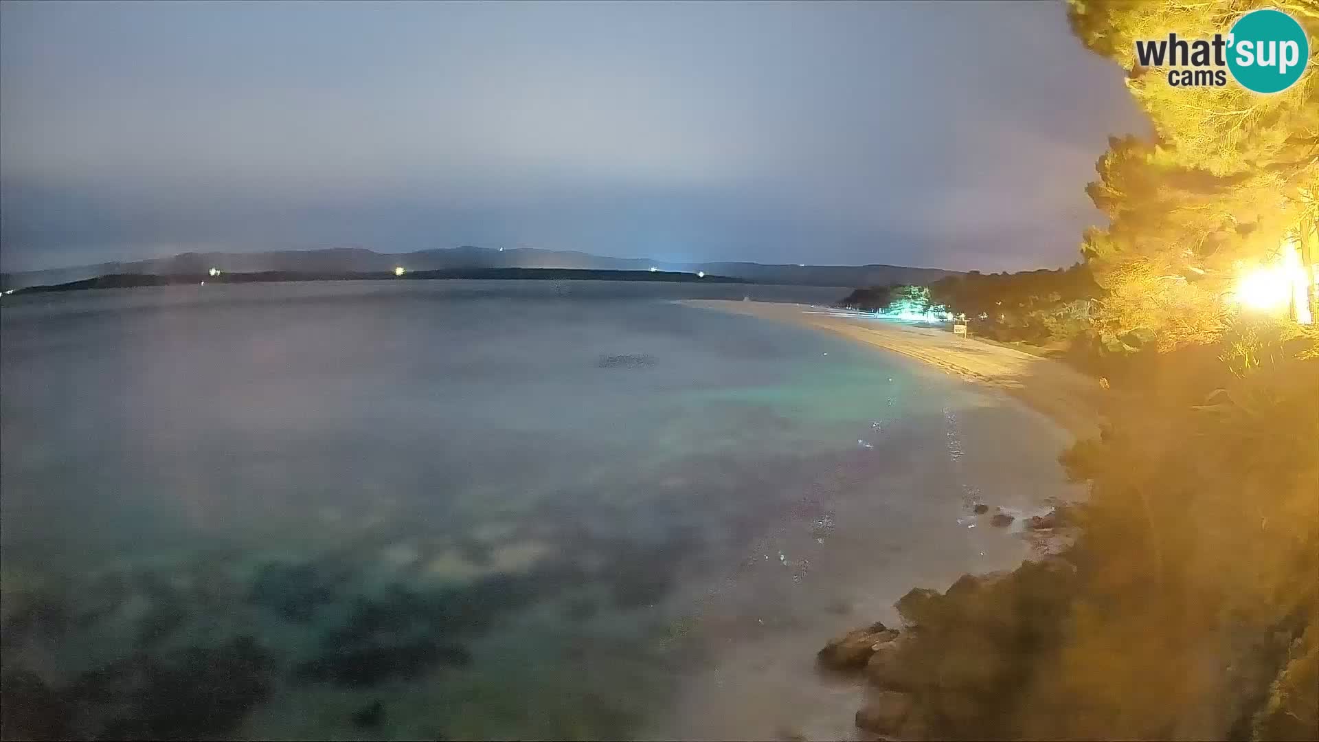 Webcam Zlatni Rat Bol – Liveblick vom berühmten Strand auf Brač