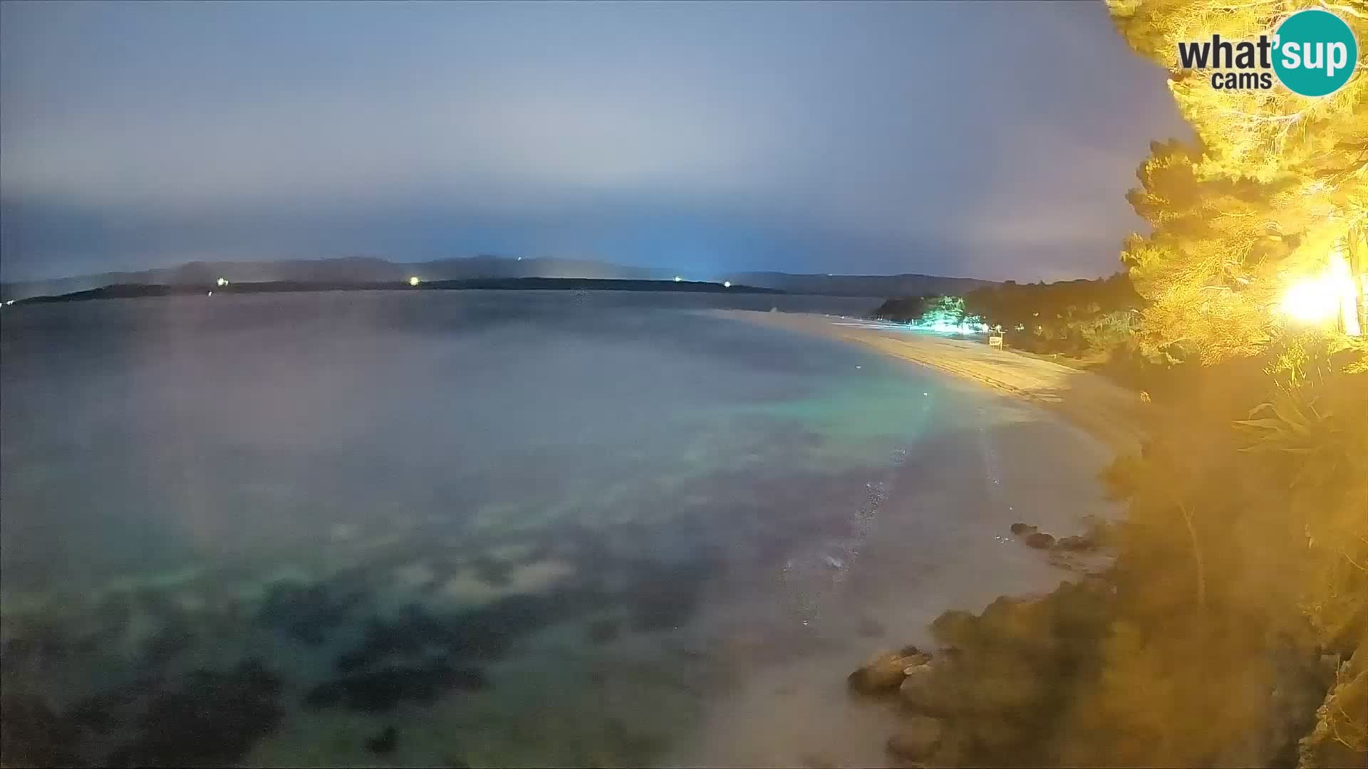Webcam Bol Zlatni Rat – Vista en vivo desde la isla de Brač