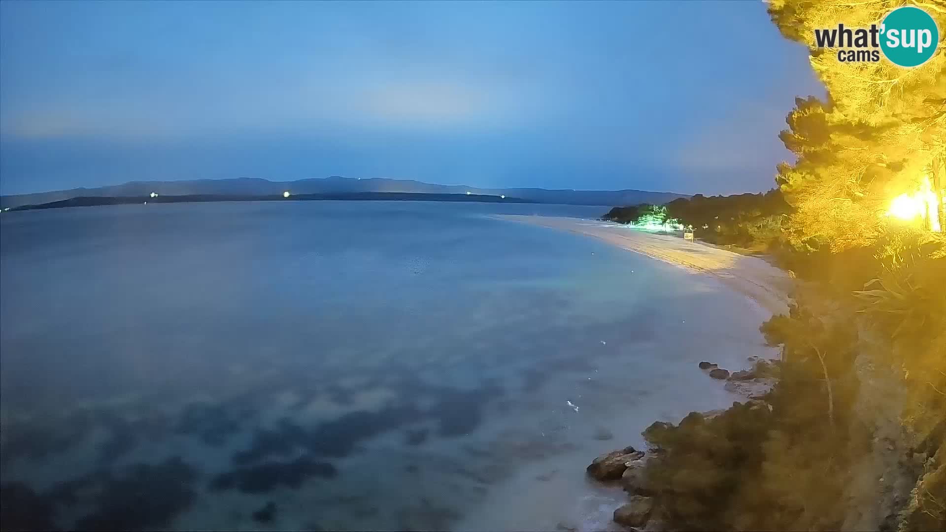 Webcam Zlatni Rat Bol – Liveblick vom berühmten Strand auf Brač