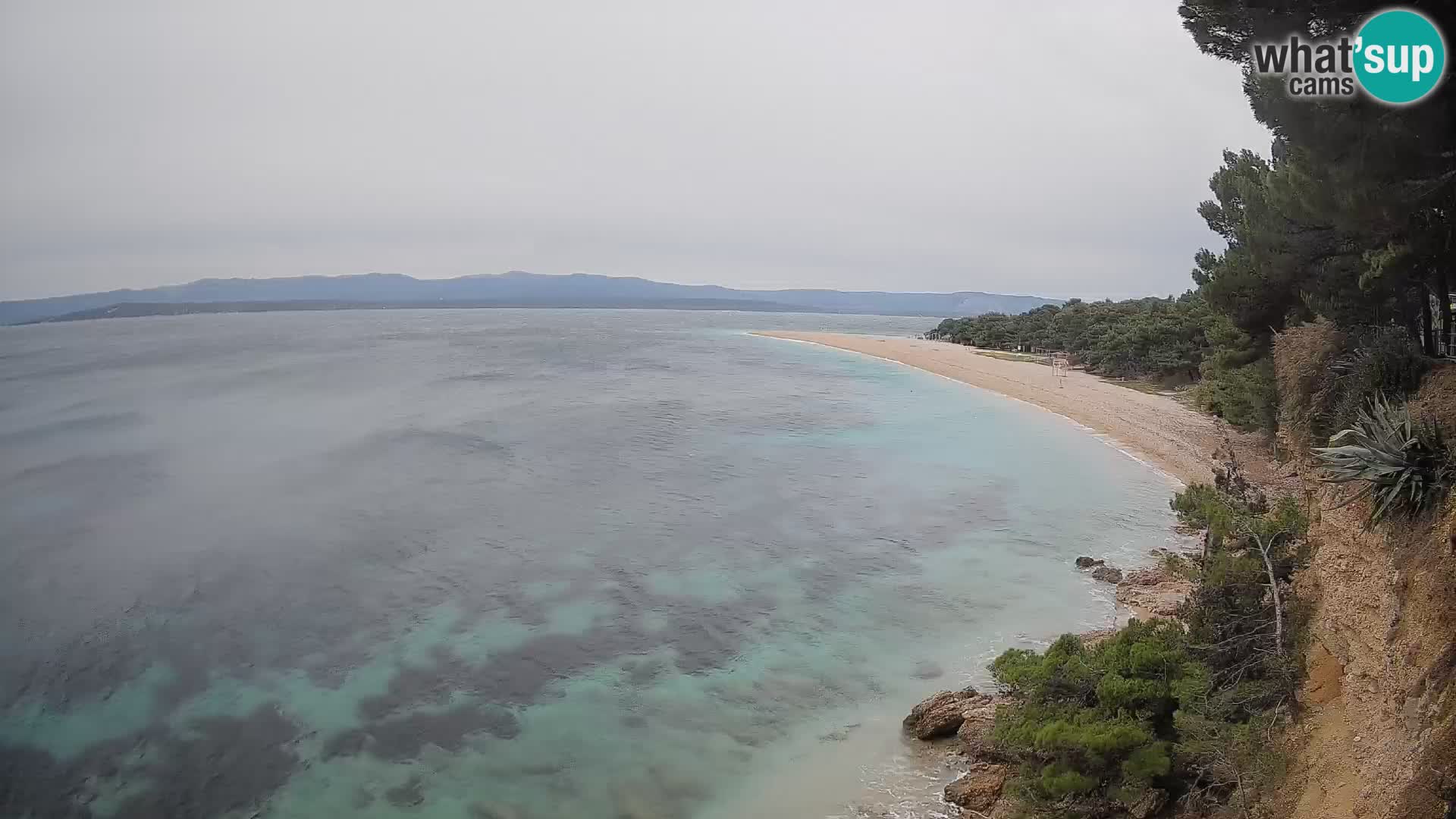 Webcam Bol Zlatni Rat – Vue en direct depuis l’île de Brač